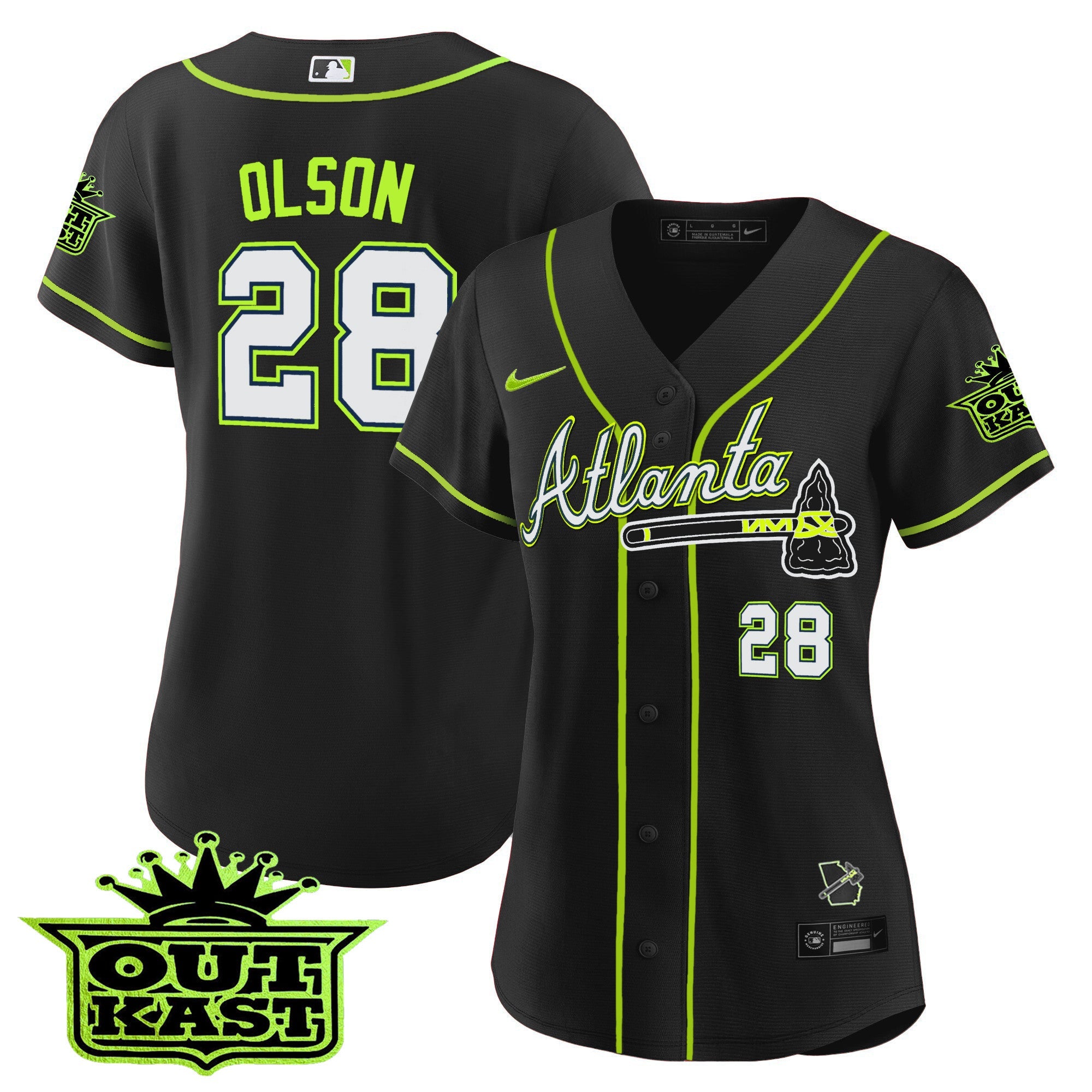 Women’s Atlanta Outkast Baseball Jersey V3