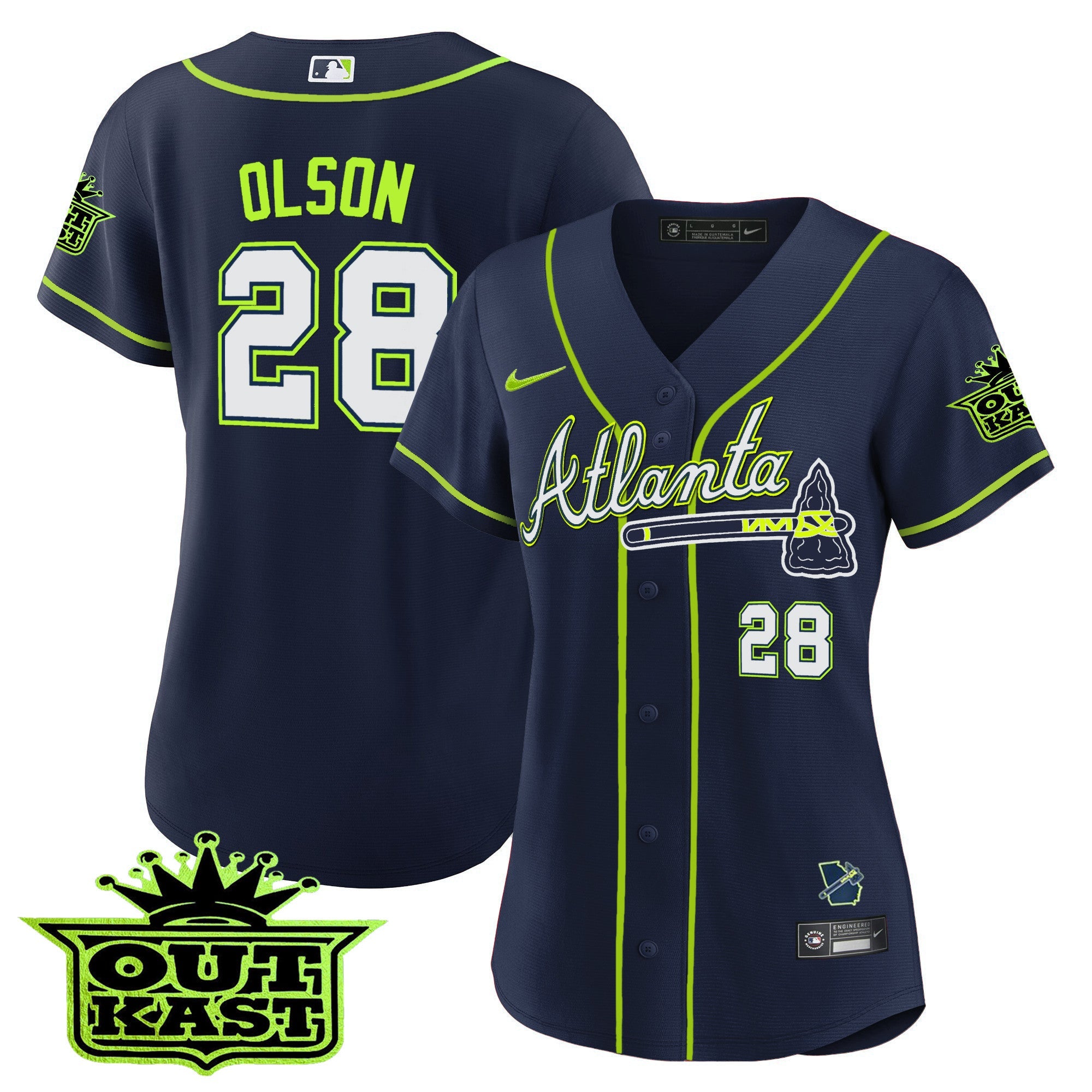 Women’s Atlanta Outkast Baseball Jersey V3