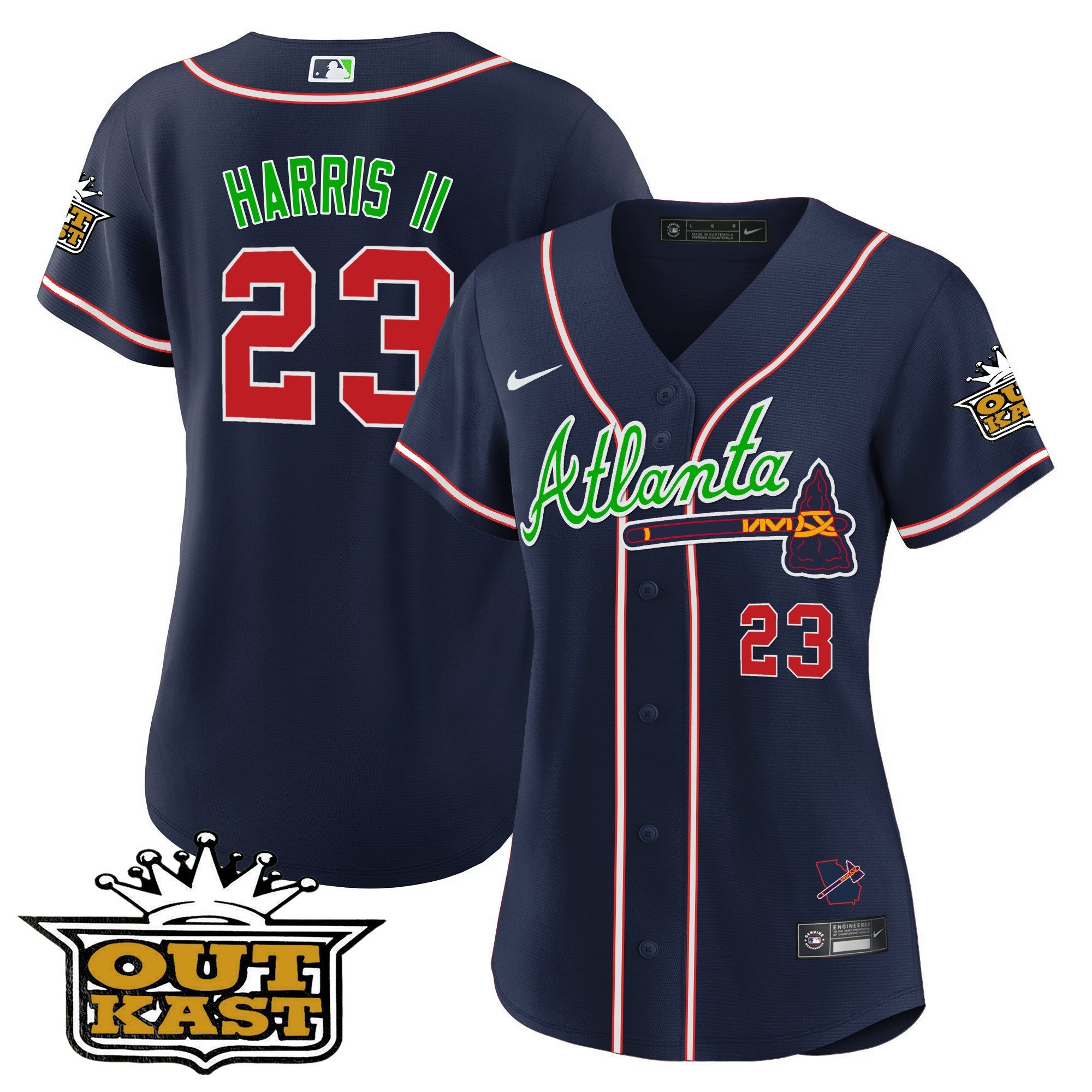 Women’s Atlanta Outkast Baseball Jersey V3