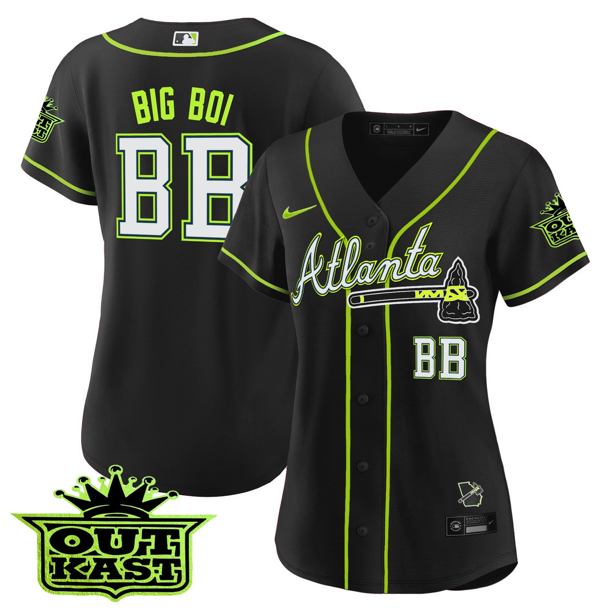 Women’s Atlanta Outkast Baseball Jersey V3