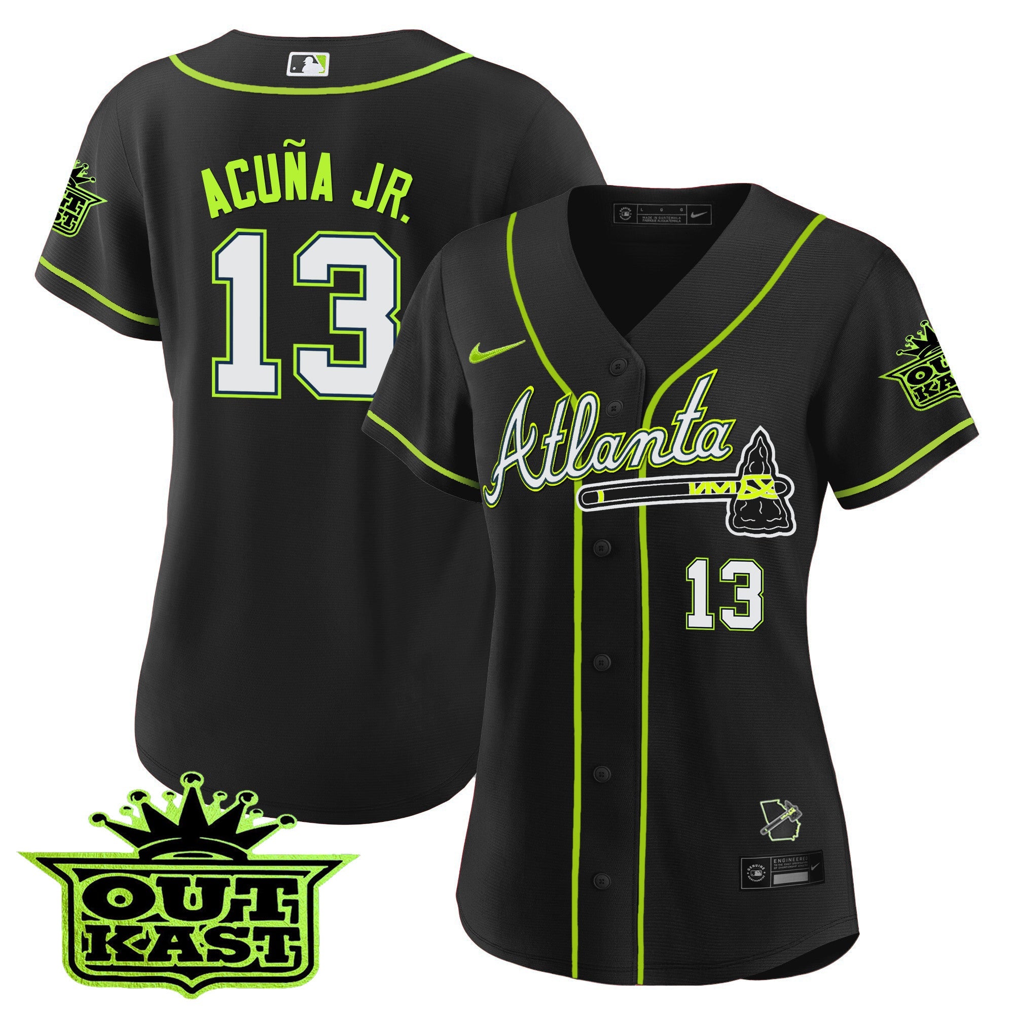 Women’s Atlanta Outkast Baseball Jersey V3