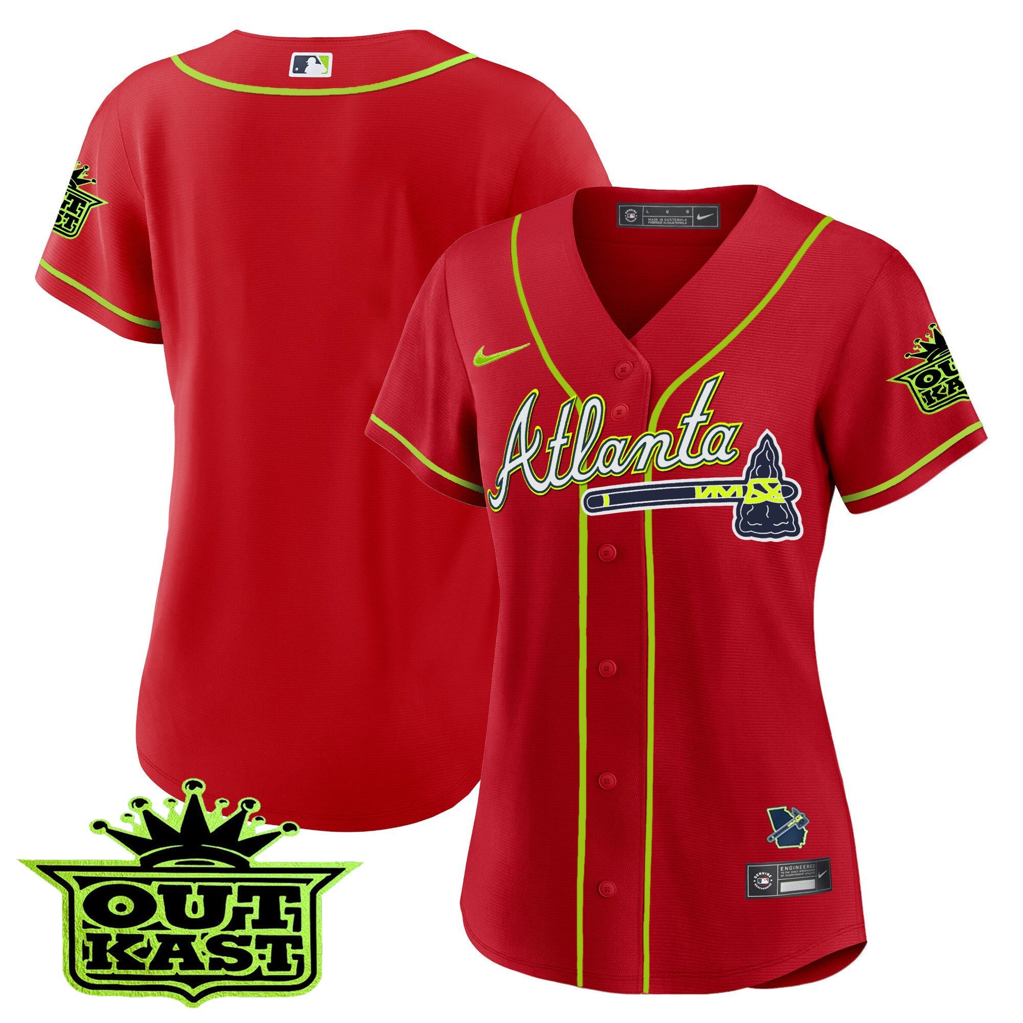 Women’s Atlanta Outkast Baseball Jersey V3