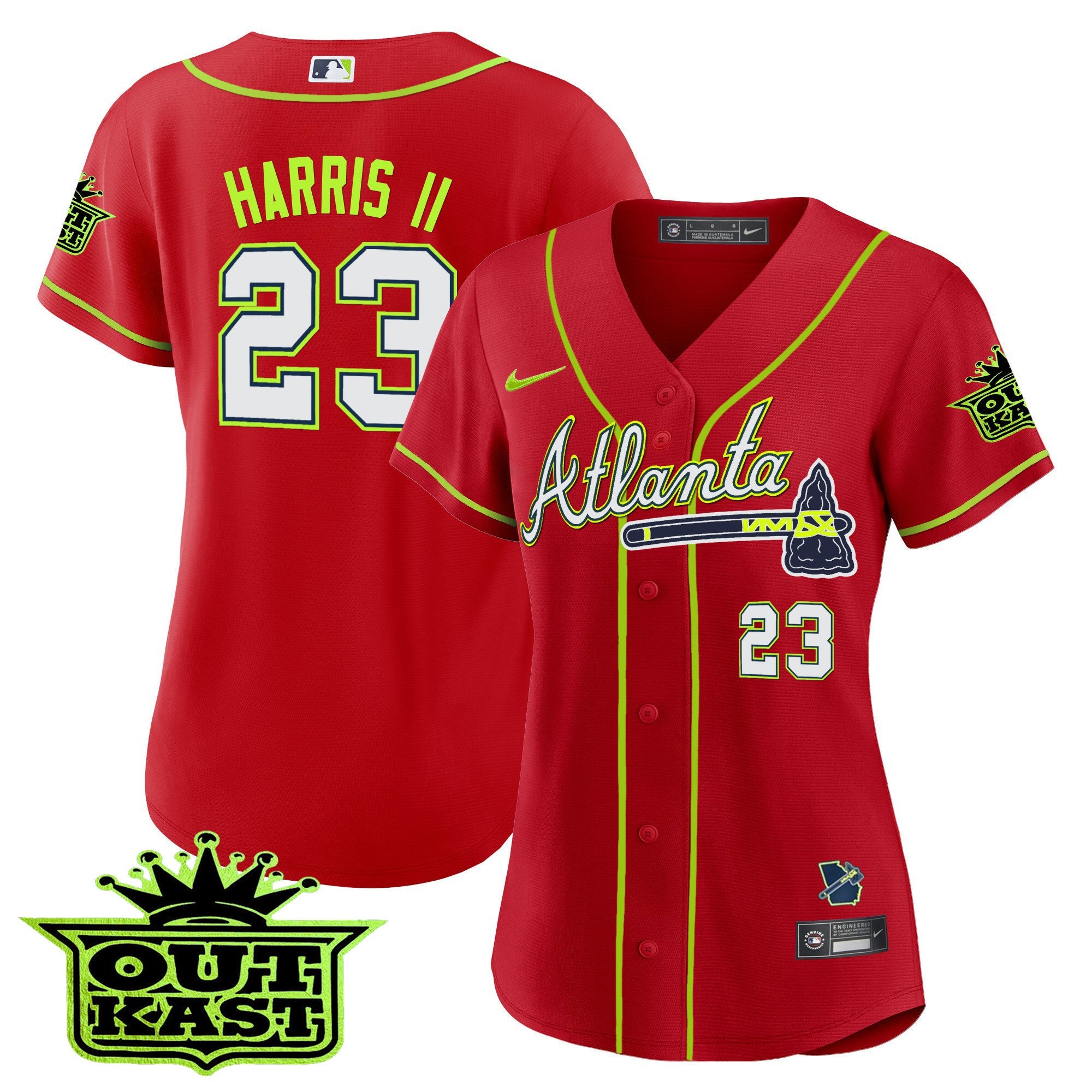 Women’s Atlanta Outkast Baseball Jersey V3