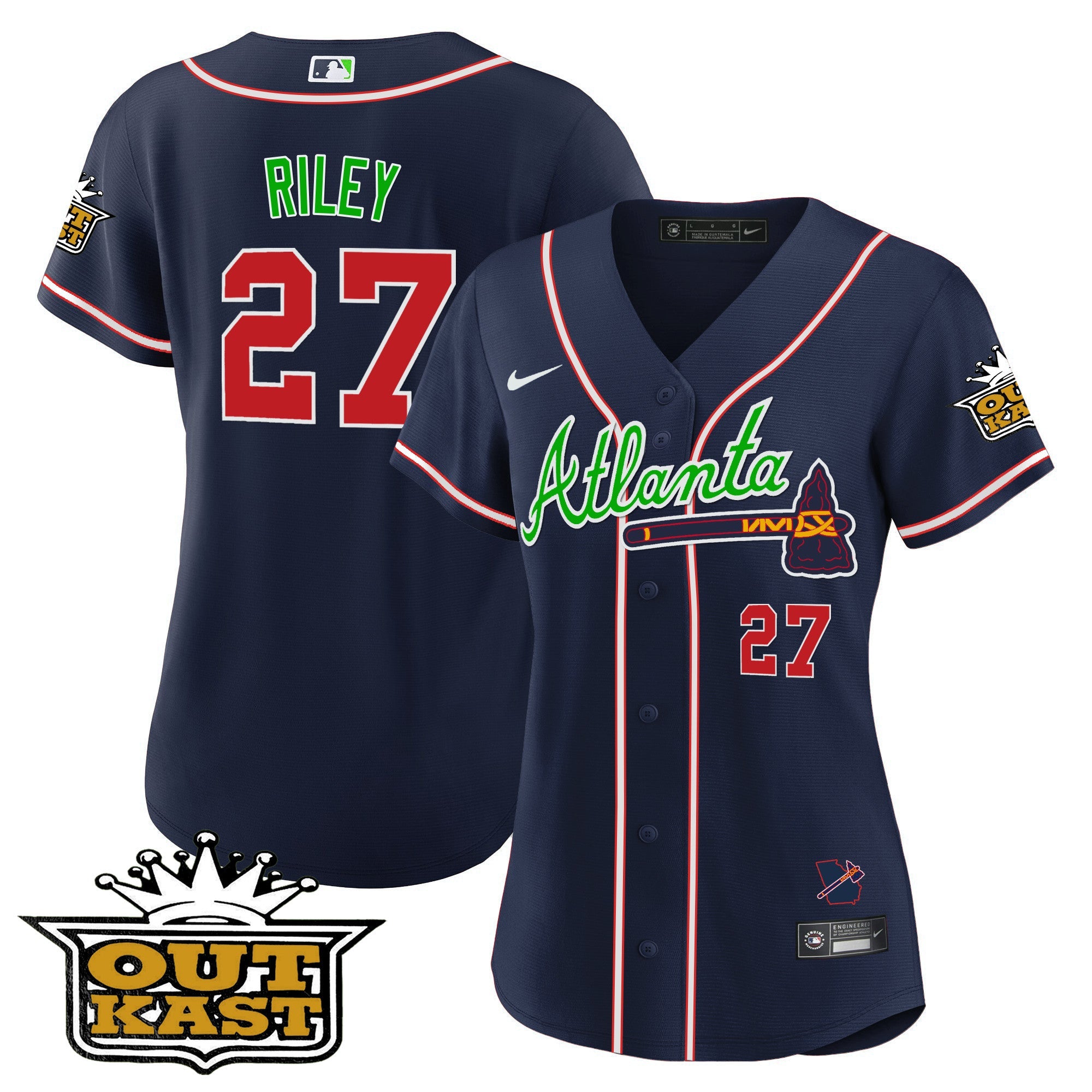 Women’s Atlanta Outkast Baseball Jersey V3