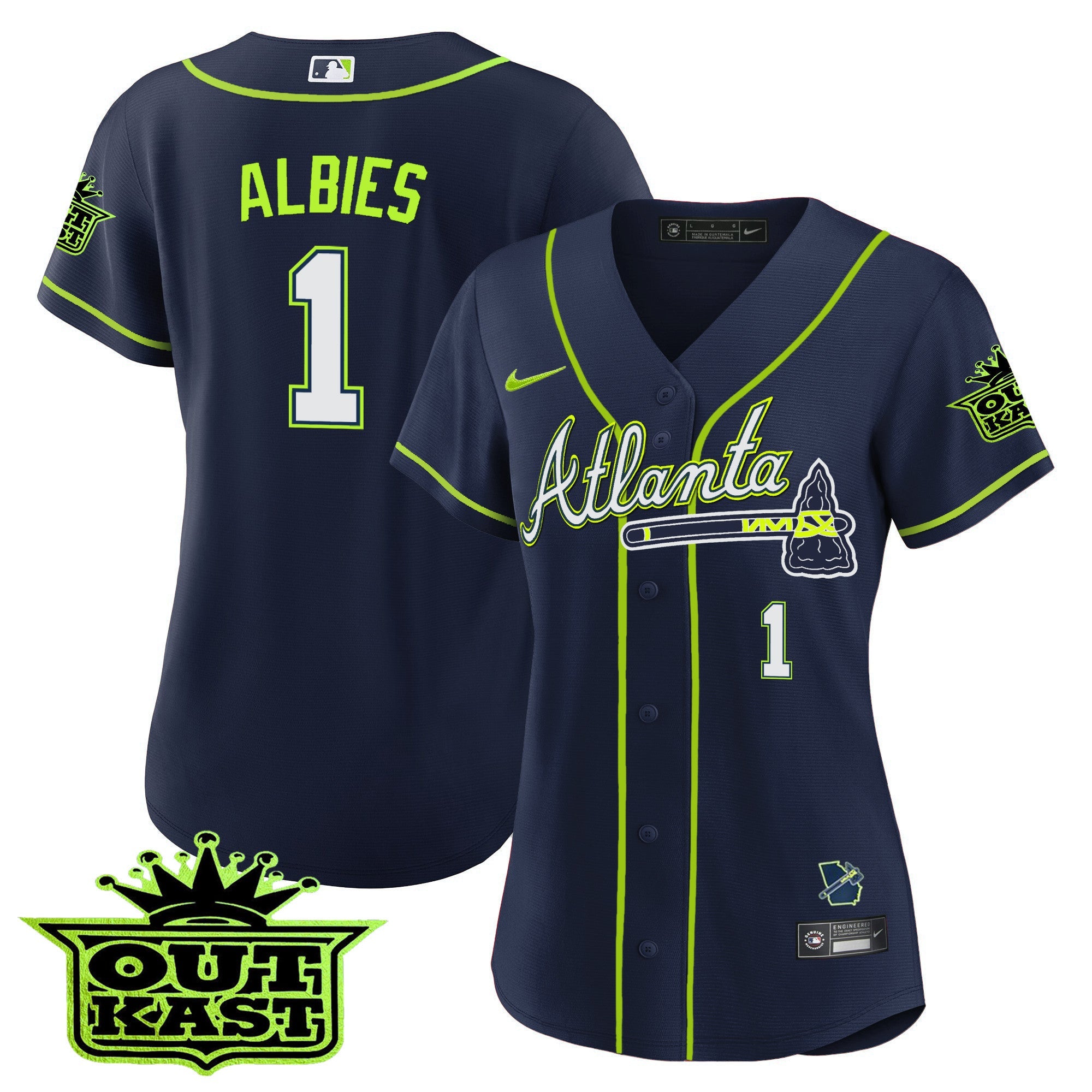 Women’s Atlanta Outkast Baseball Jersey V3