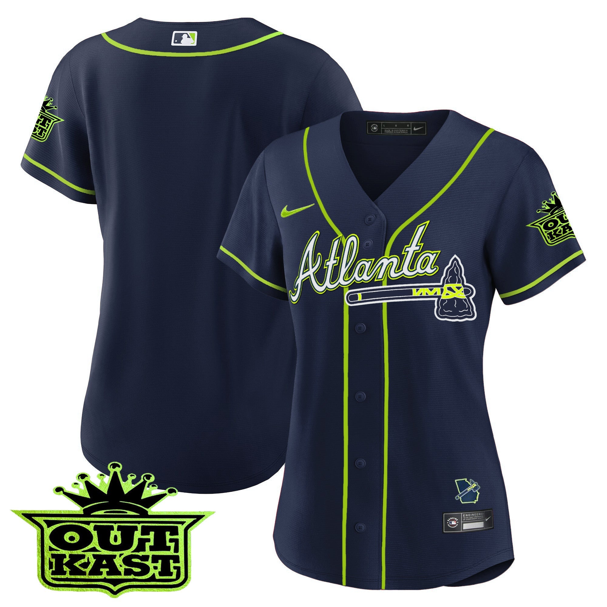Women’s Atlanta Outkast Baseball Jersey V3