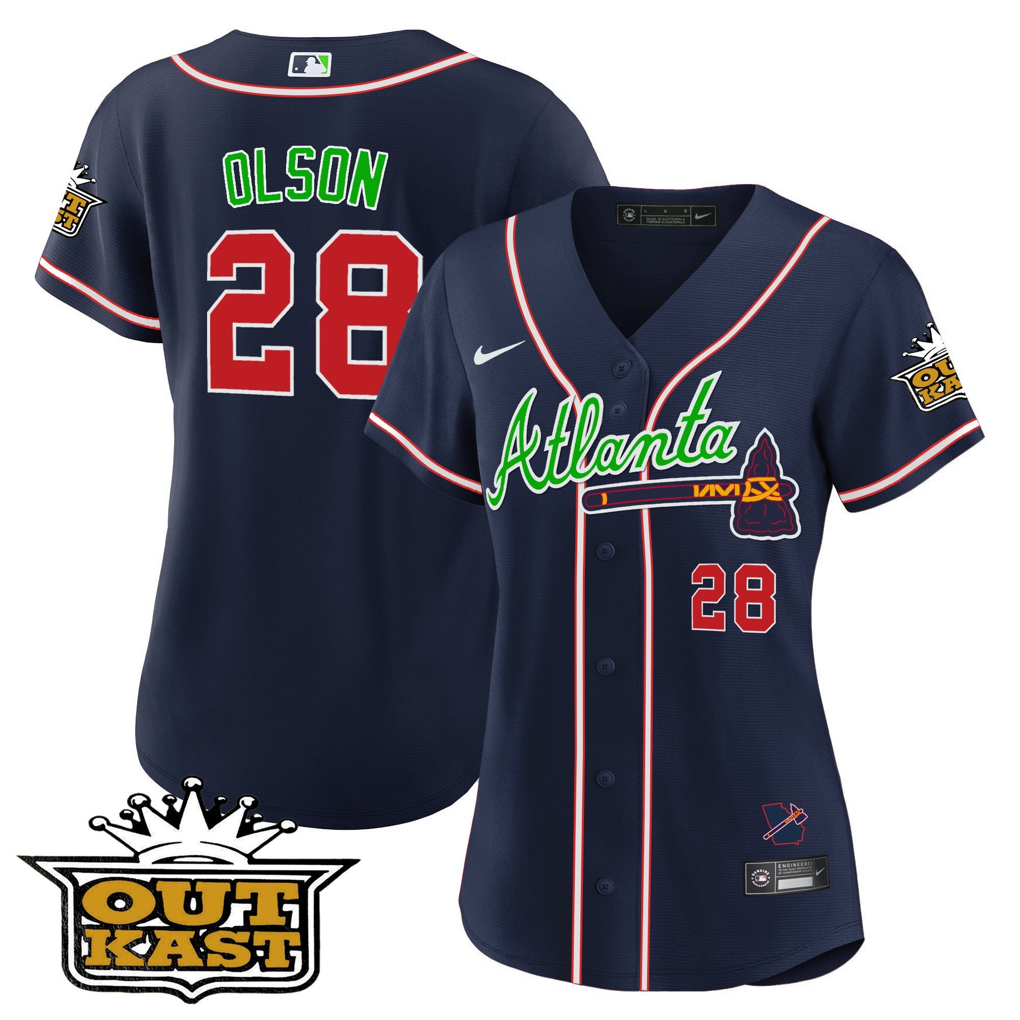 Women’s Atlanta Outkast Baseball Jersey V3
