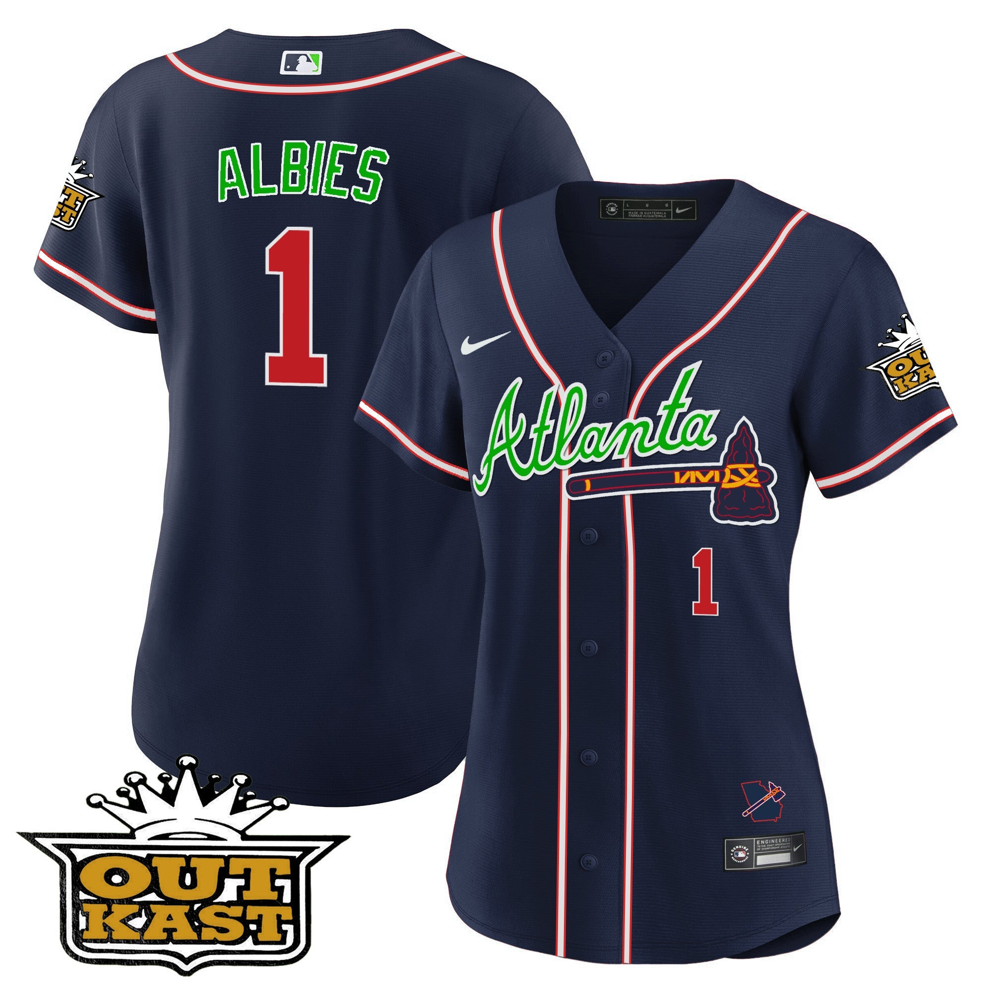 Women’s Atlanta Outkast Baseball Jersey V3