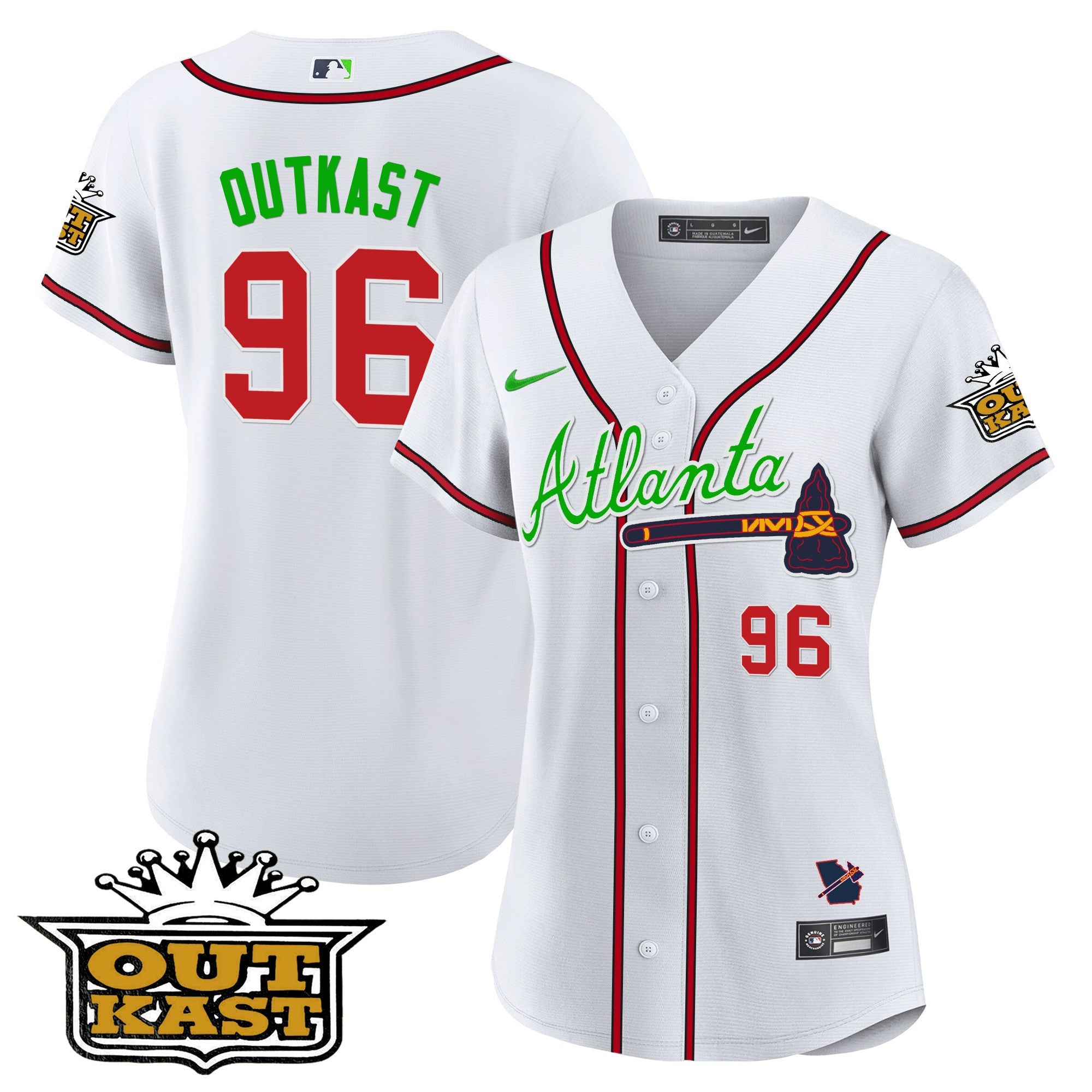 Women’s Atlanta Outkast Baseball Jersey V3