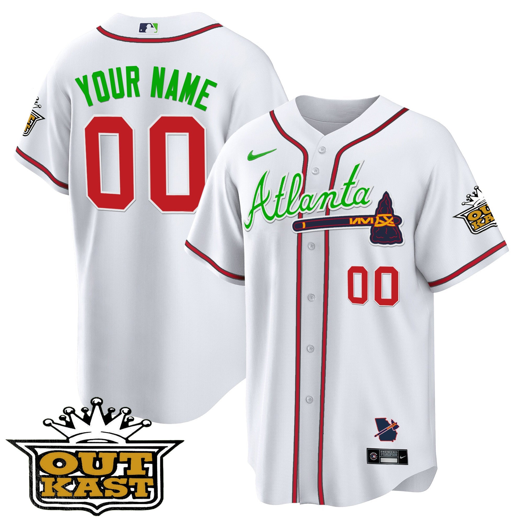 Atlanta Outkast Cool Base Custom Jersey V3