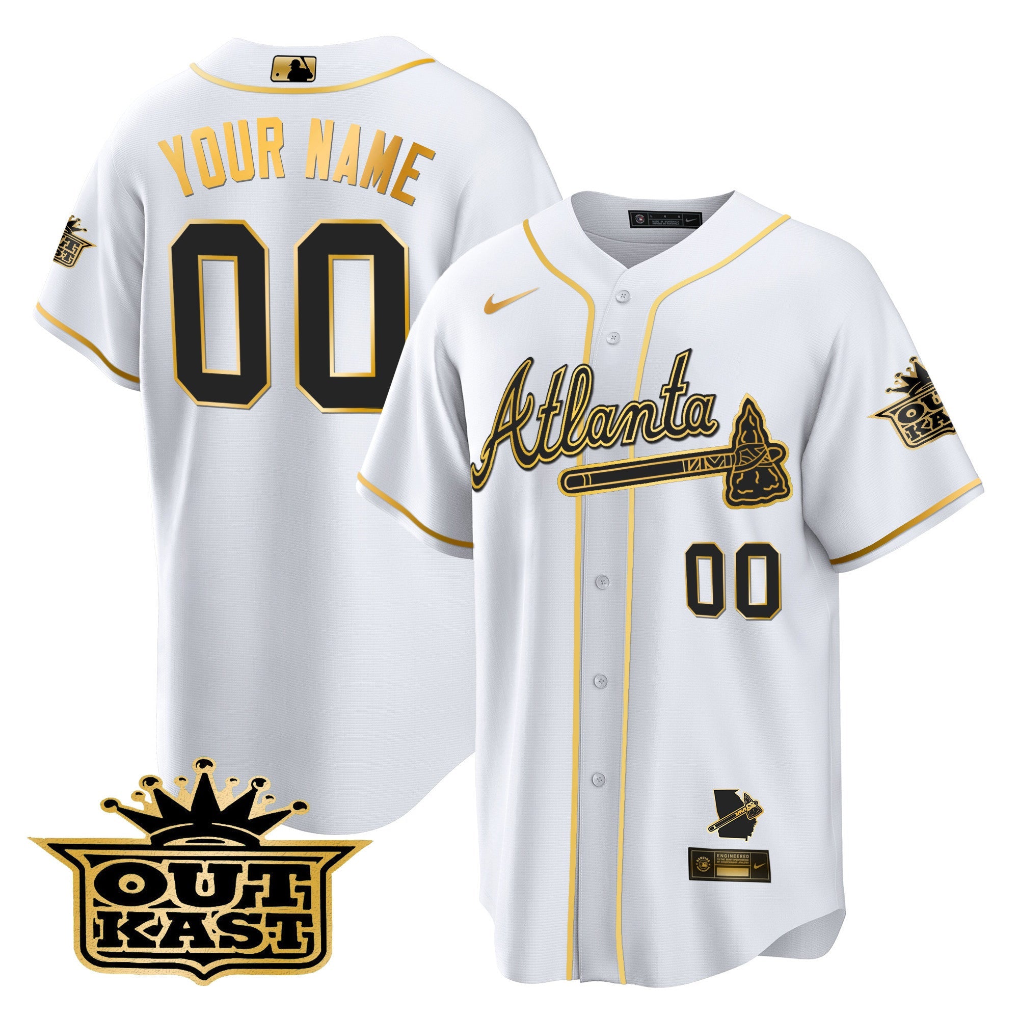 Atlanta Outkast Cool Base Custom Jersey V3