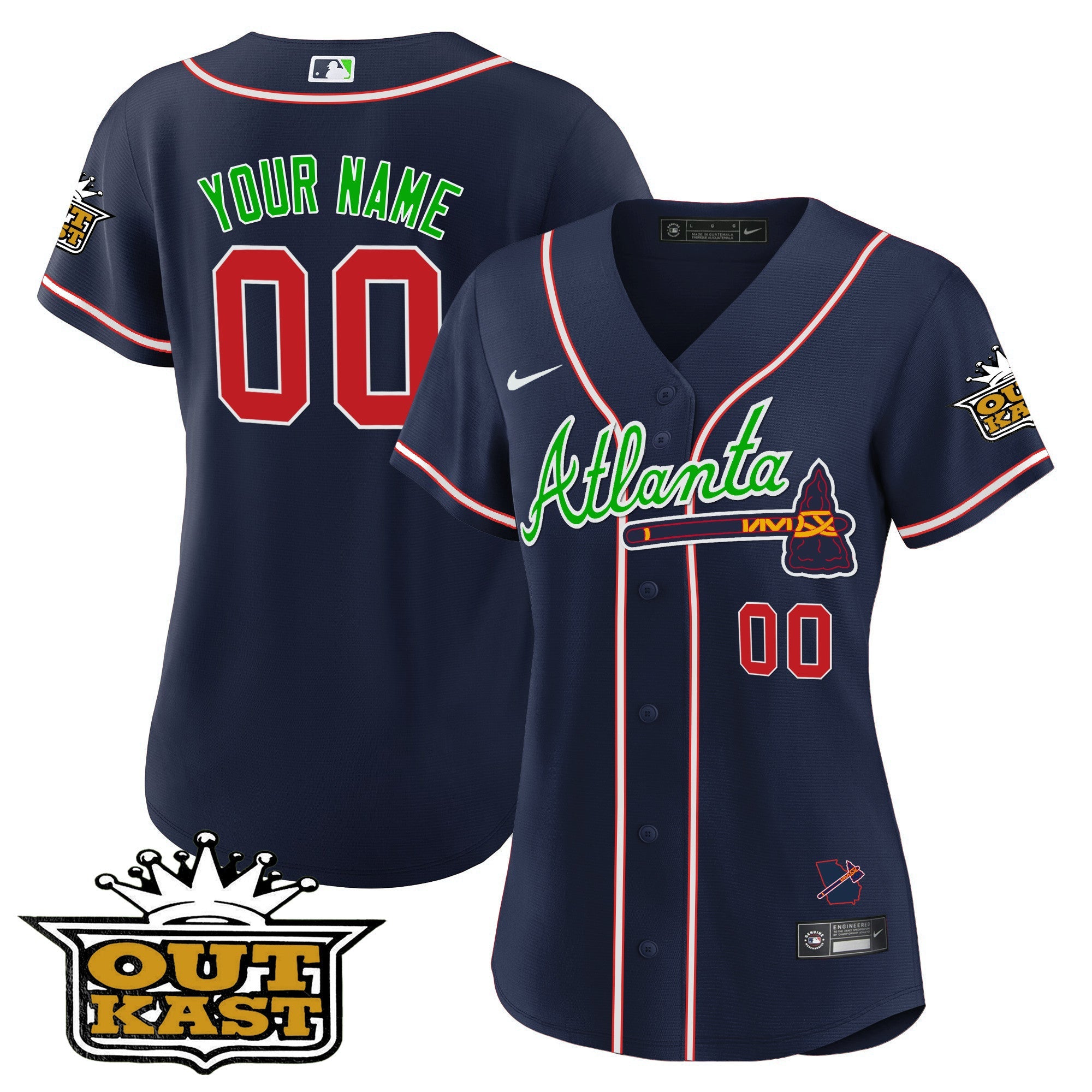 Atlanta Outkast Cool Base Custom Jersey V3