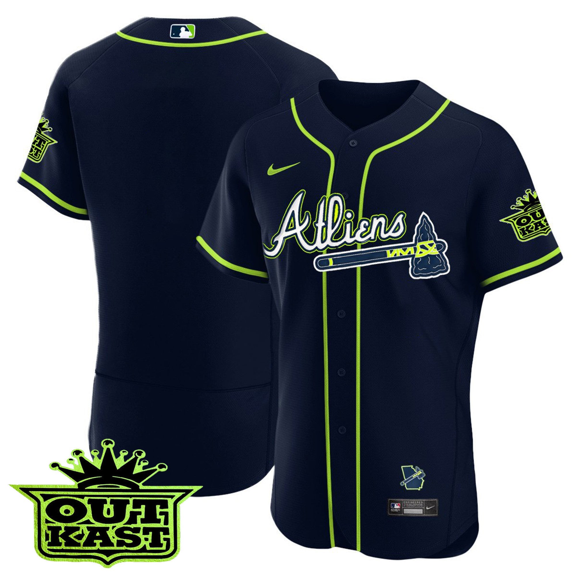 Men’s Atlanta Atliens Flex Base Jersey V4