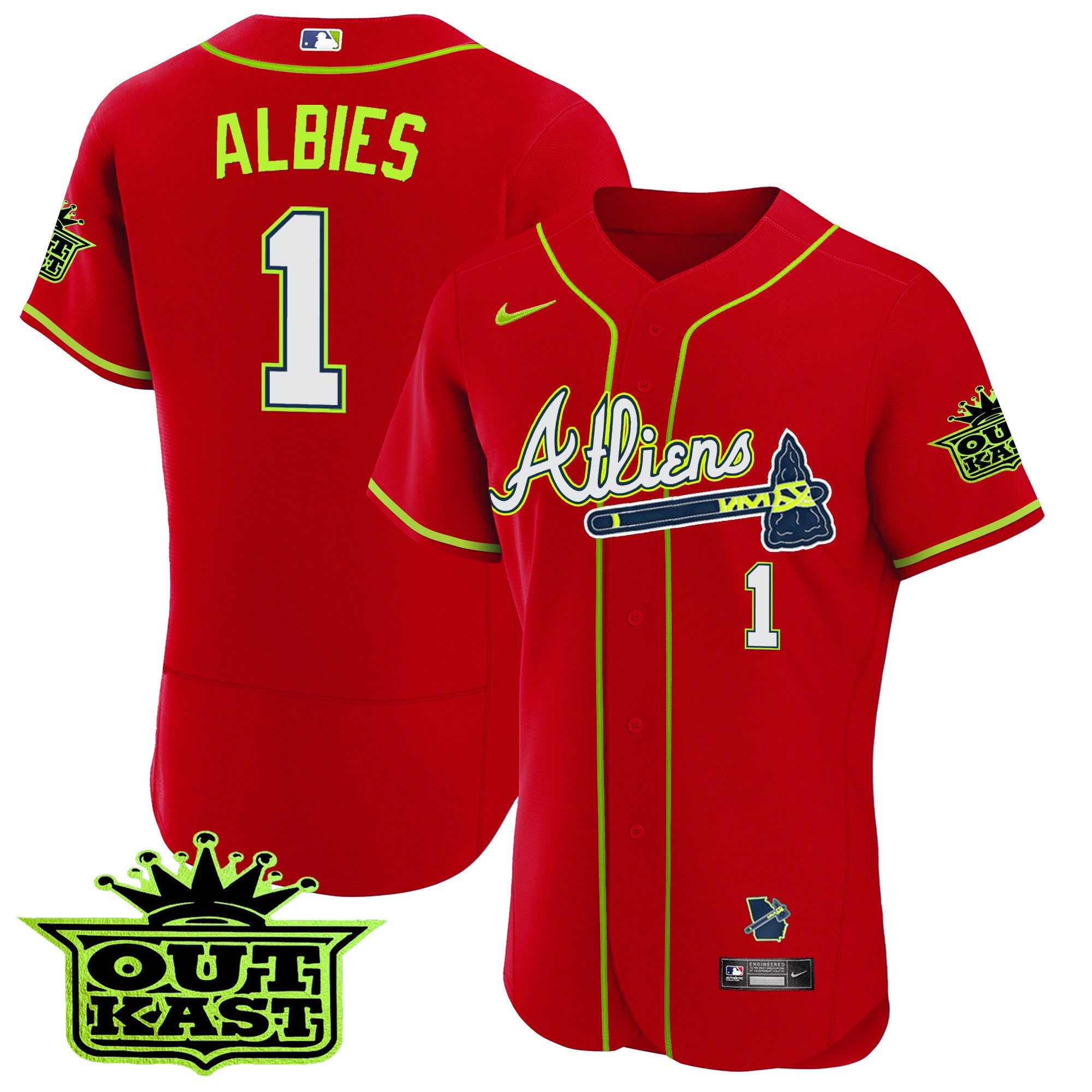 Men’s Atlanta Atliens Flex Base Jersey V4