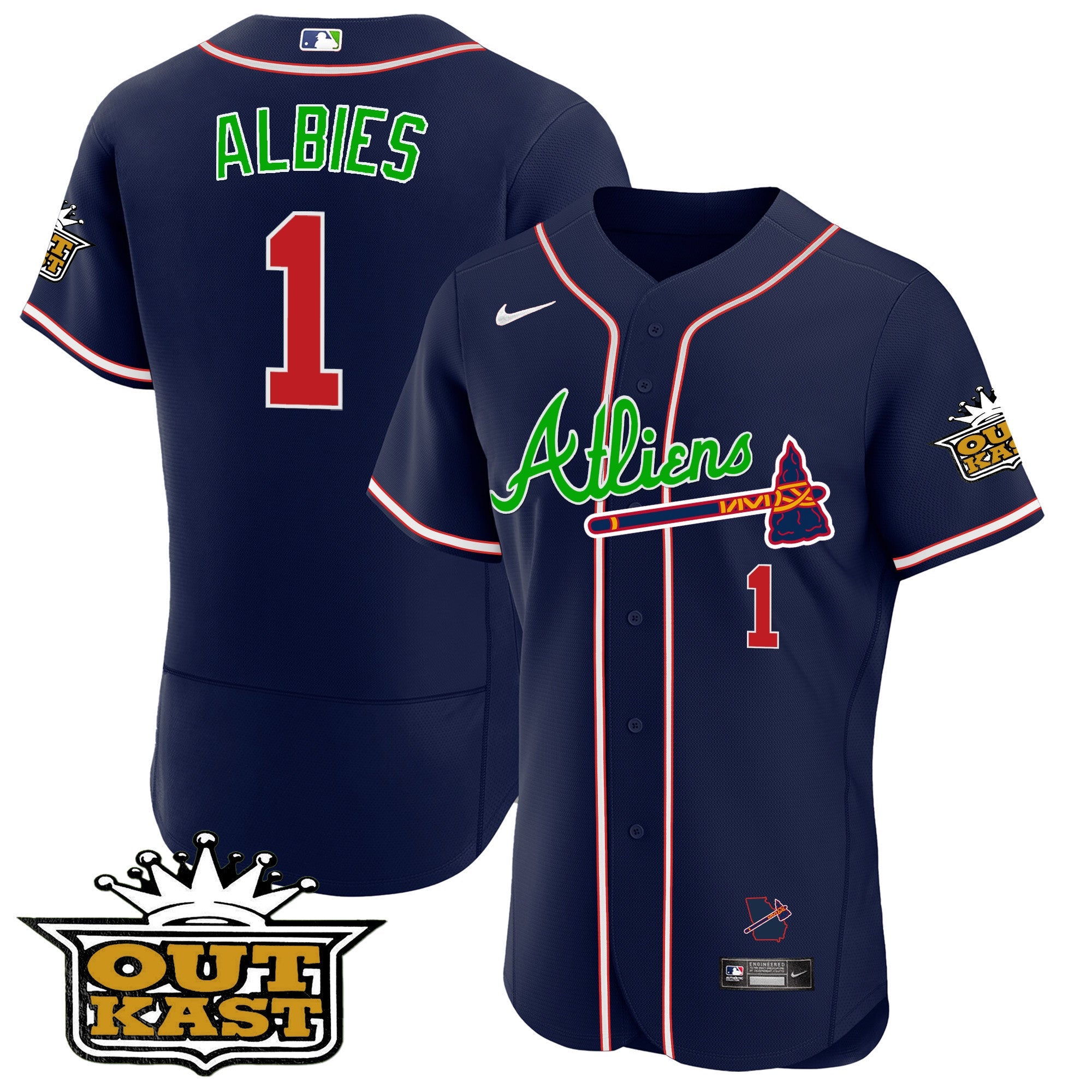 Men’s Atlanta Atliens Flex Base Jersey V4