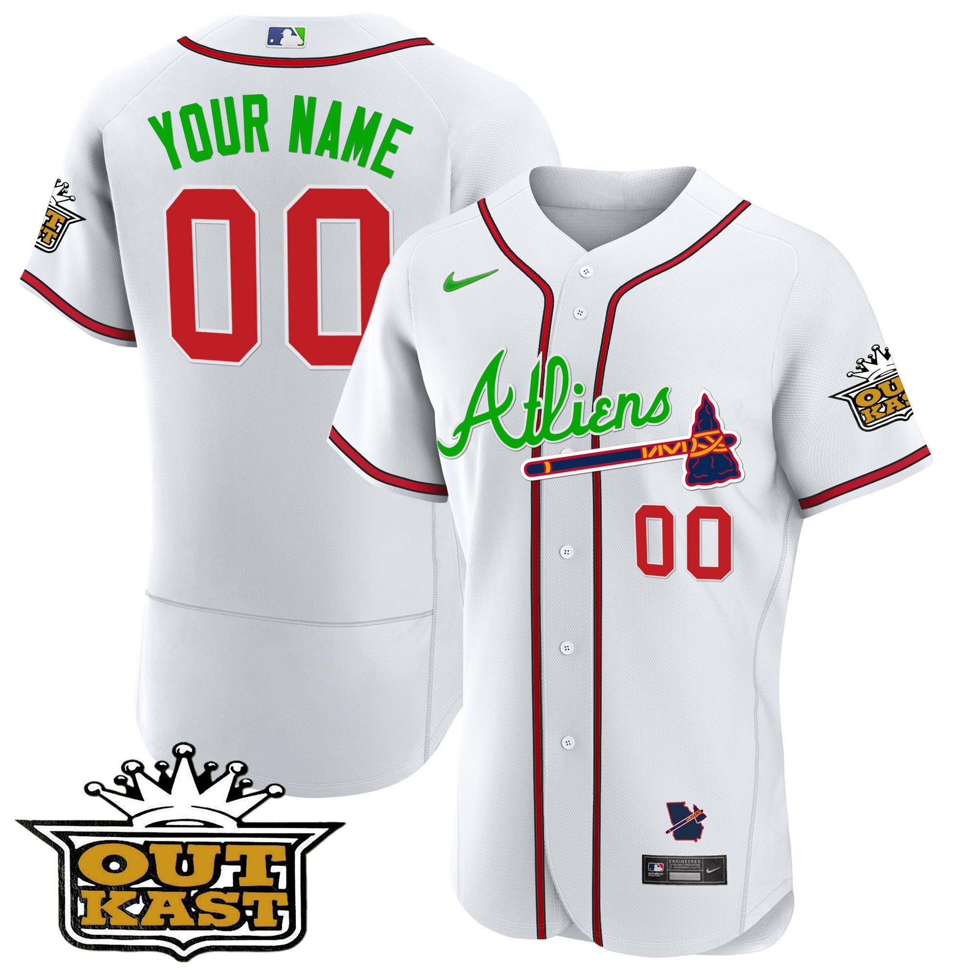 Atlanta Atliens Flex Base Custom Jersey V4