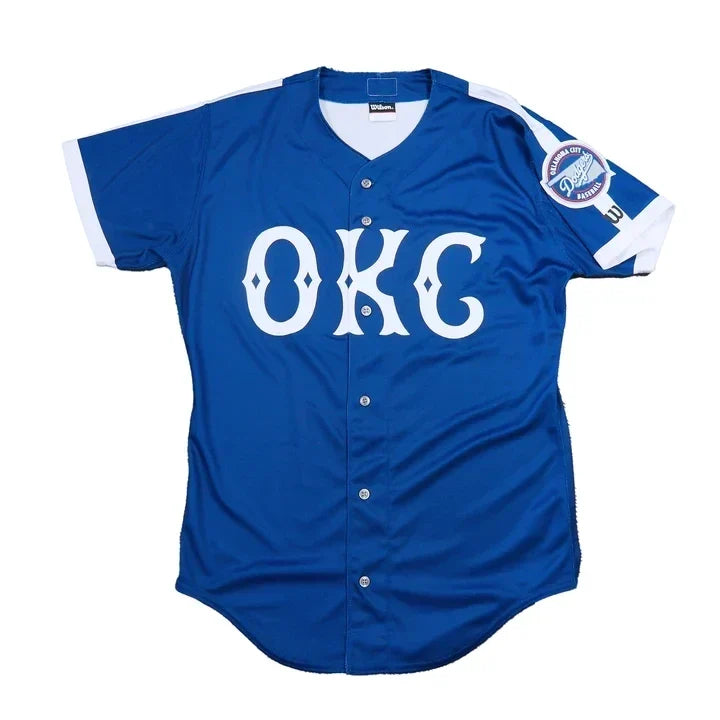 Oklahoma City OKC Blue Custom Jersey