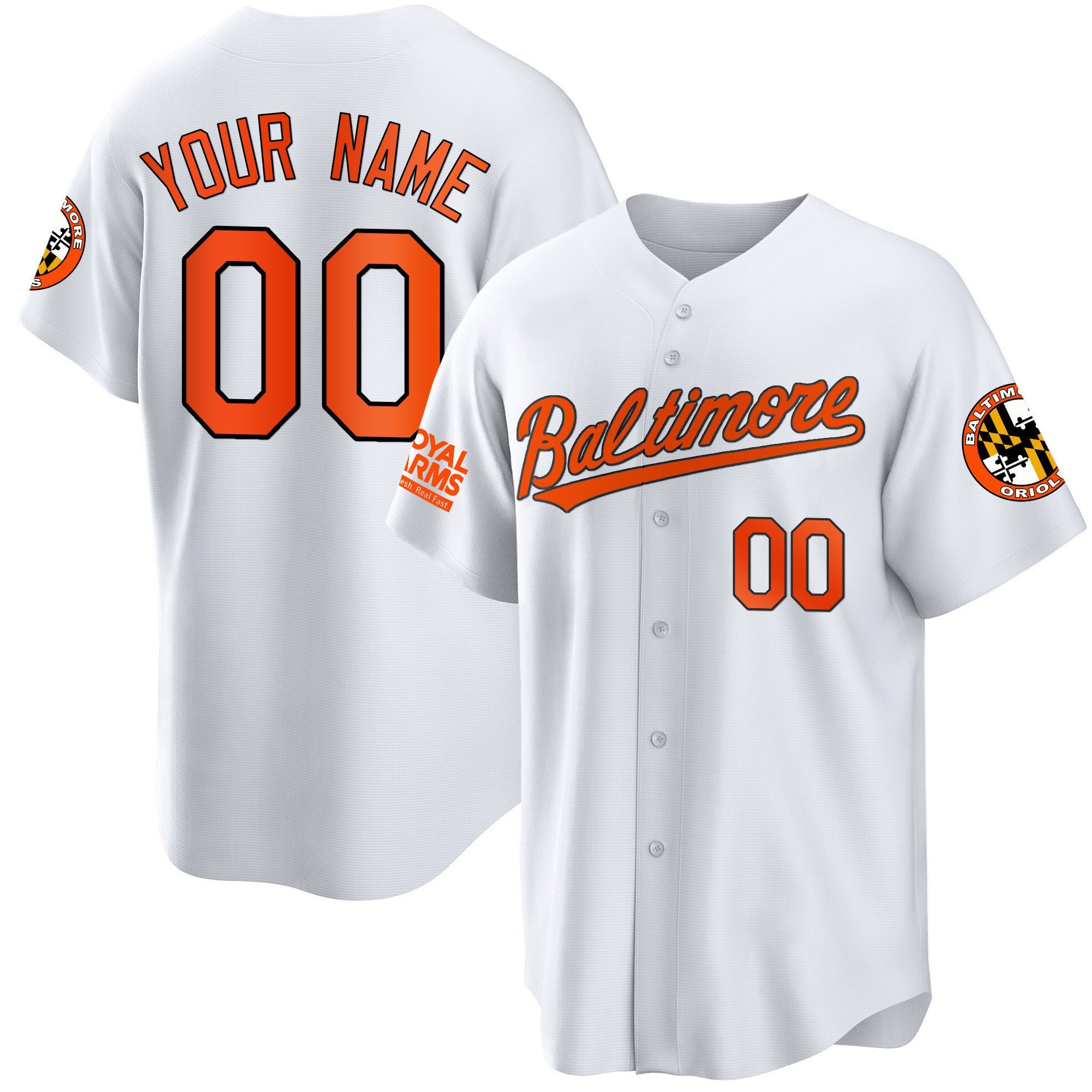 Baltimore 2023 Gold Cool Custom Jersey