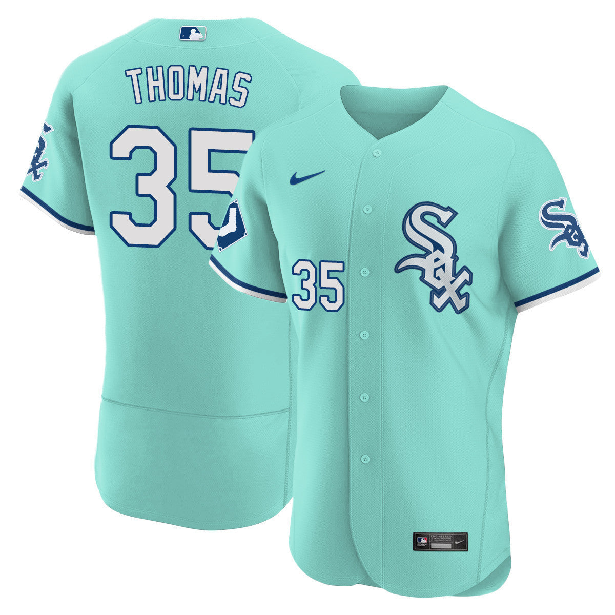 Men’s Chicago Teal Collection Jersey