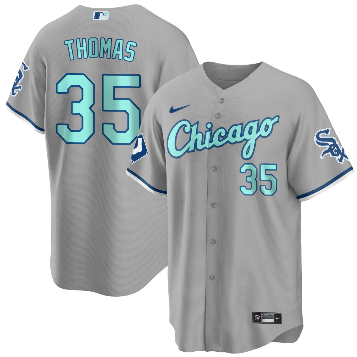 Men’s Chicago Gray Collection Jersey