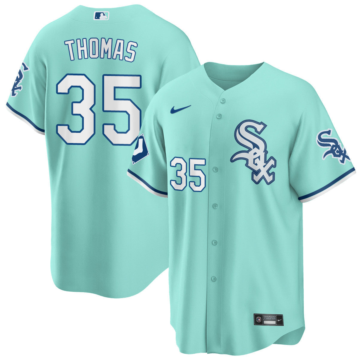 Men’s Chicago Teal Collection Jersey