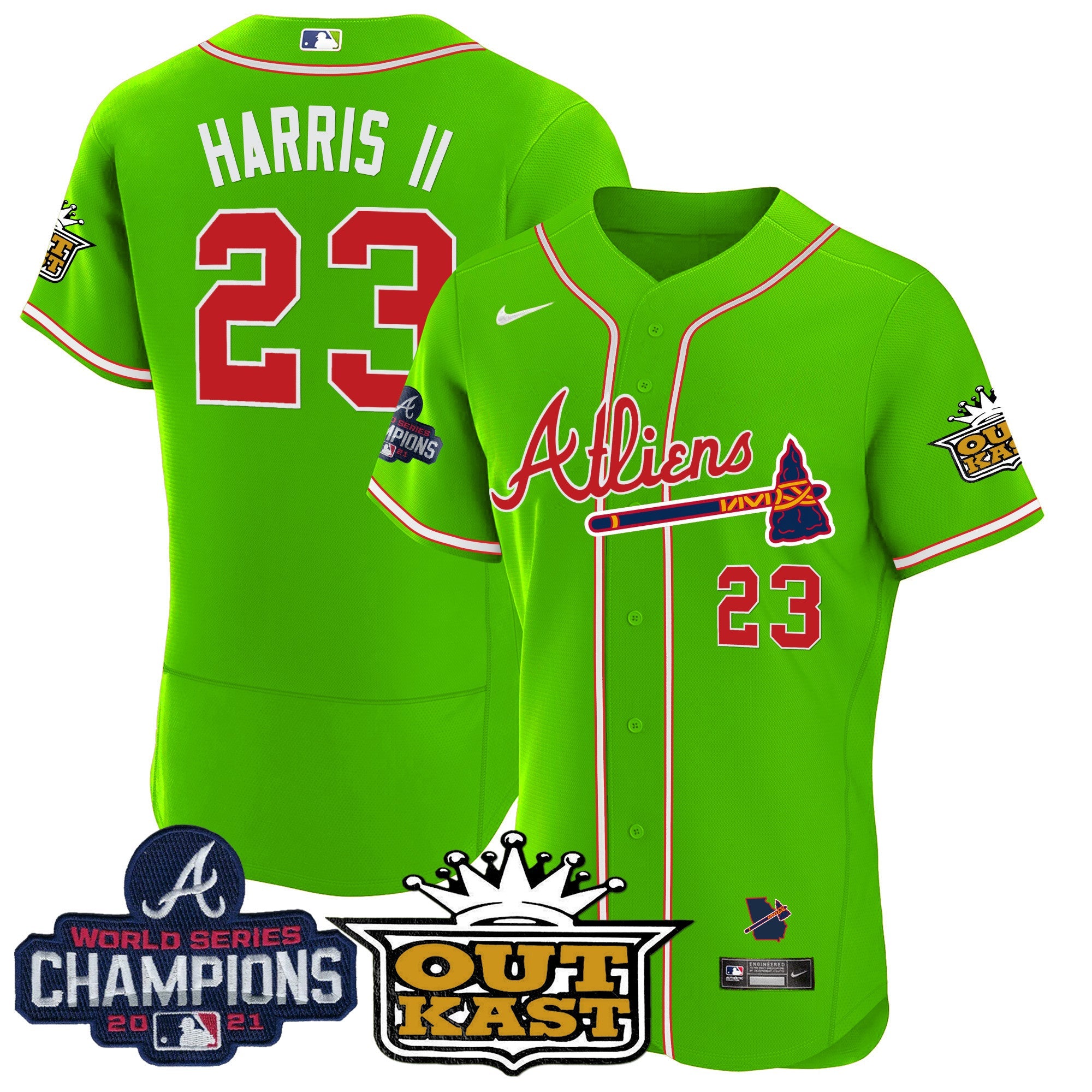 Men’s Atlanta Atliens Champions Flex Base Jersey