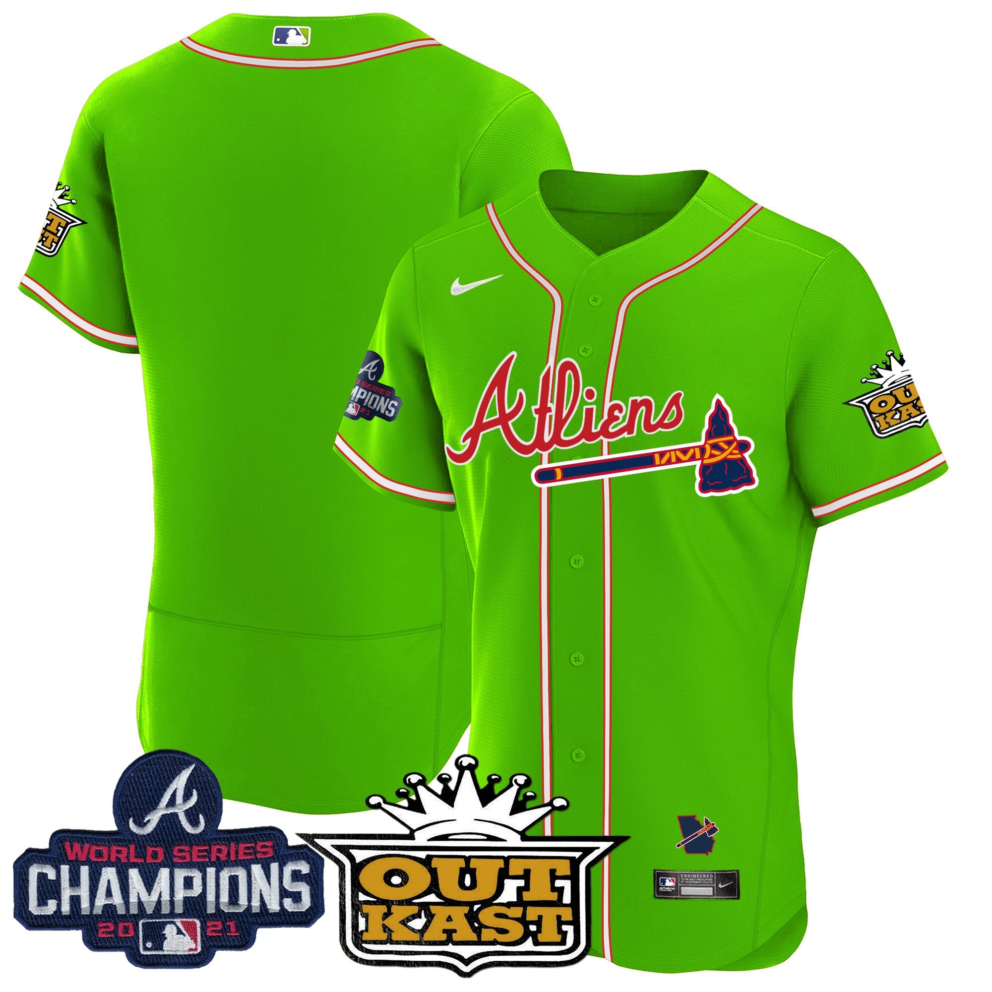 Men’s Atlanta Atliens Champions Flex Base Jersey