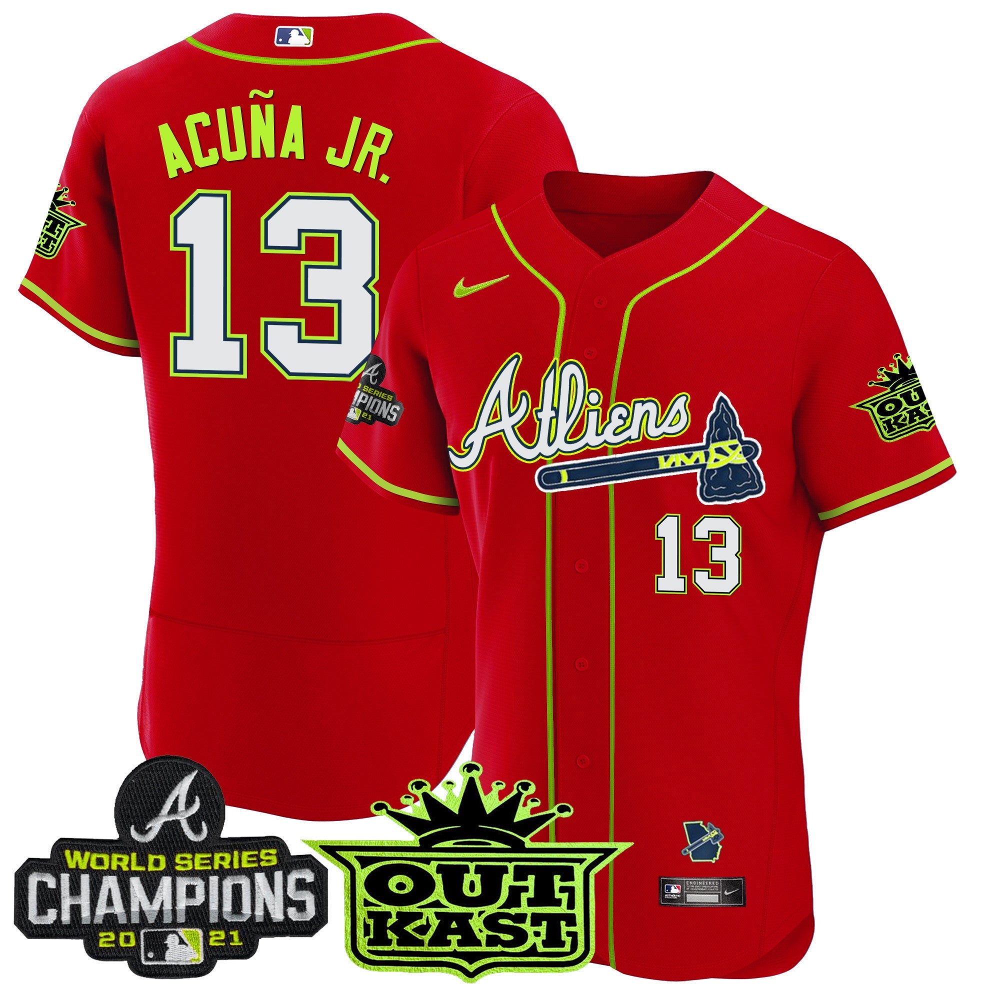 Men’s Atlanta Atliens Champions Flex Base Jersey