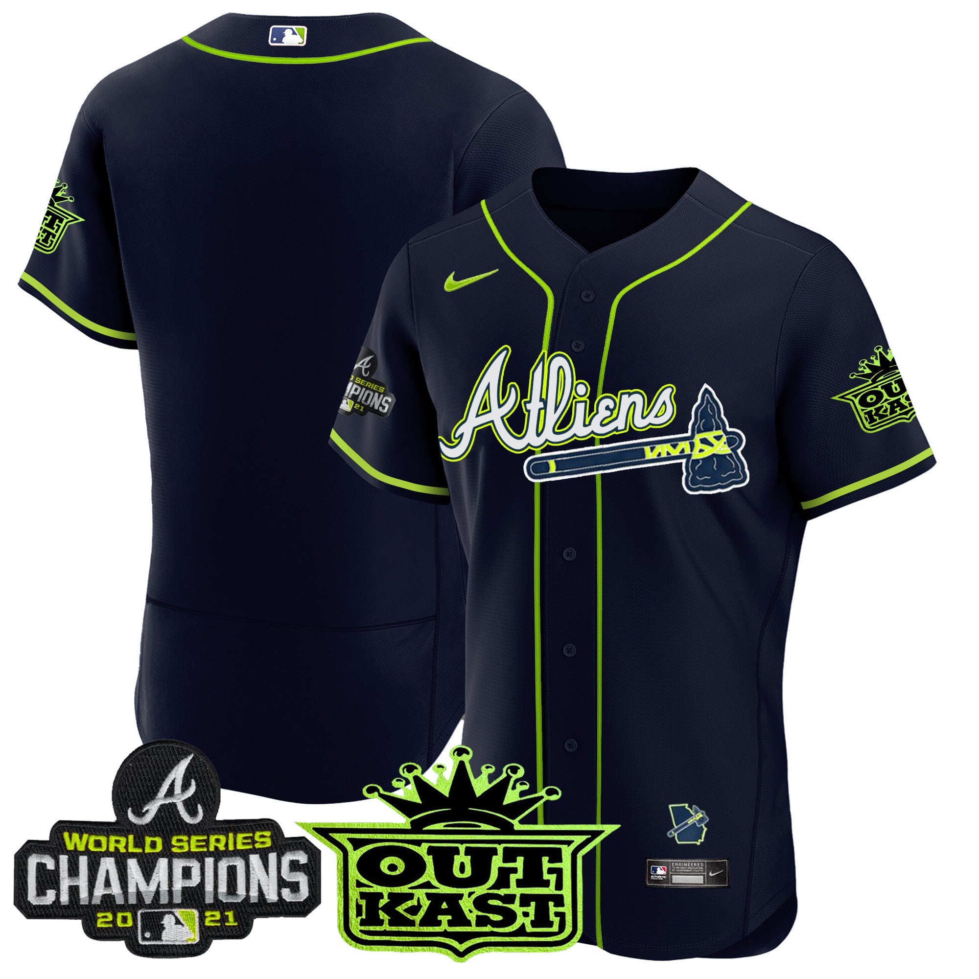 Men’s Atlanta Atliens Champions Flex Base Jersey