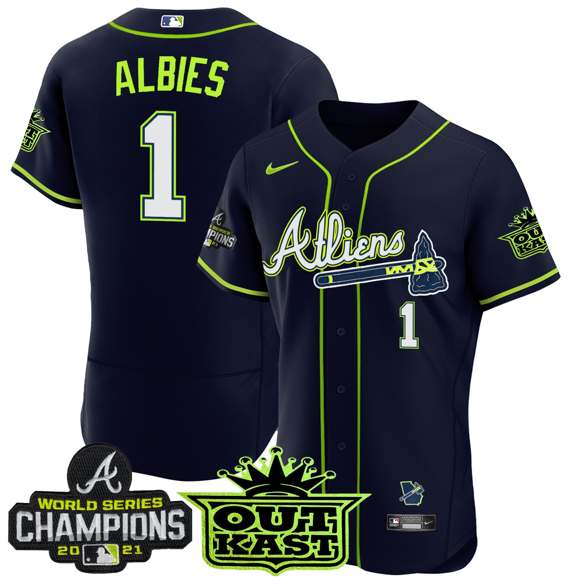 Men’s Atlanta Atliens Champions Flex Base Jersey