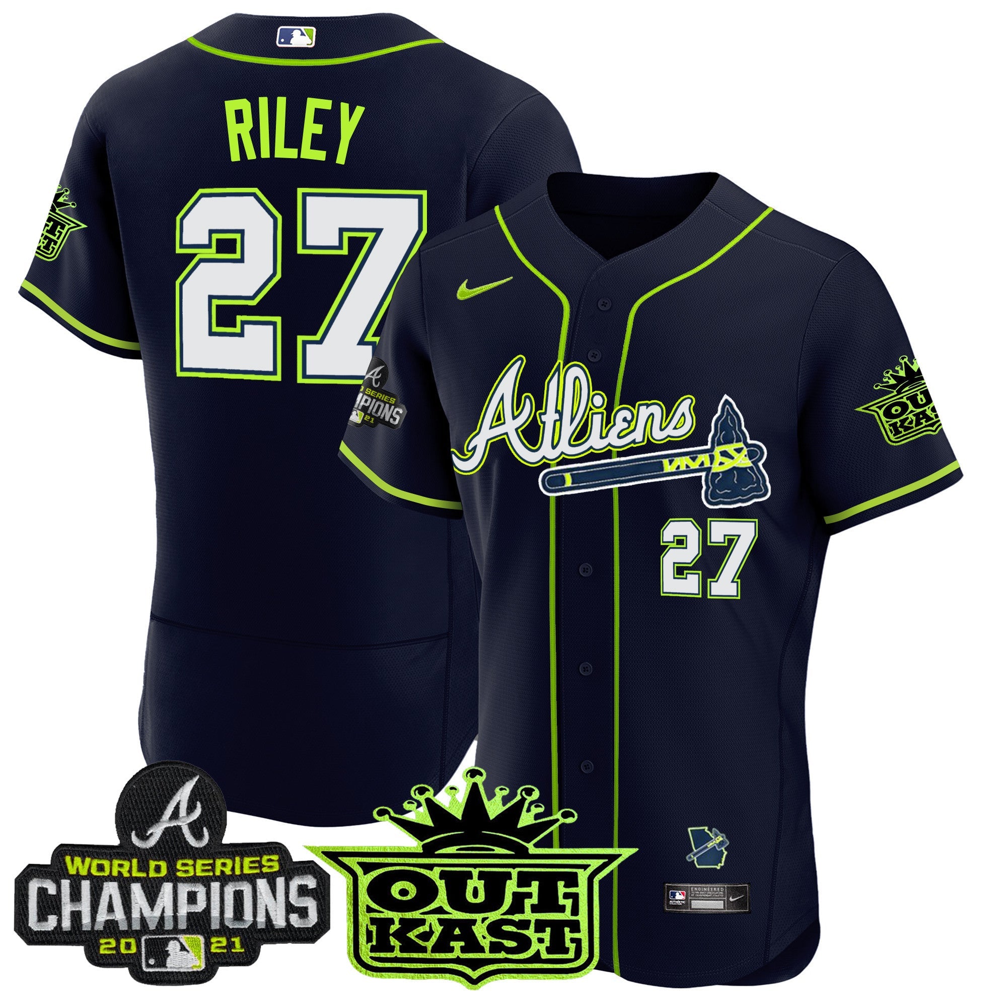 Men’s Atlanta Atliens Champions Flex Base Jersey