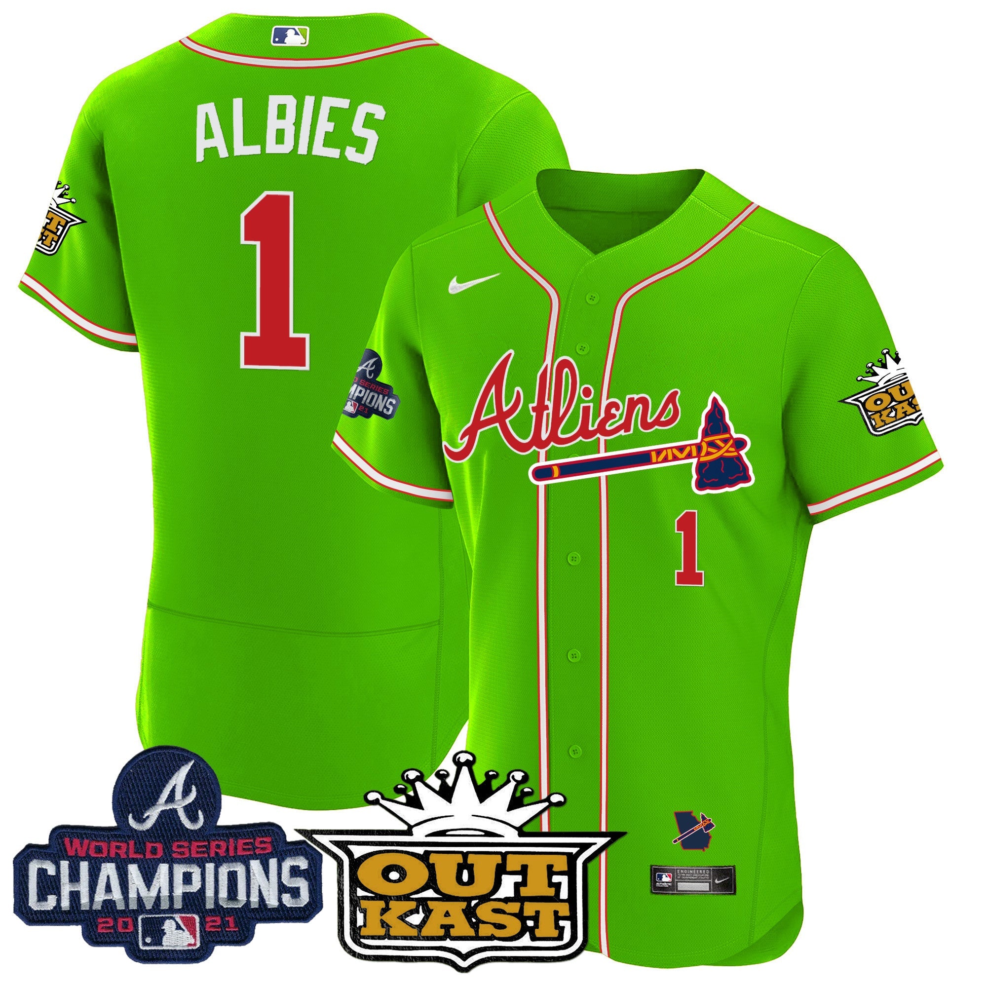 Men’s Atlanta Atliens Champions Flex Base Jersey