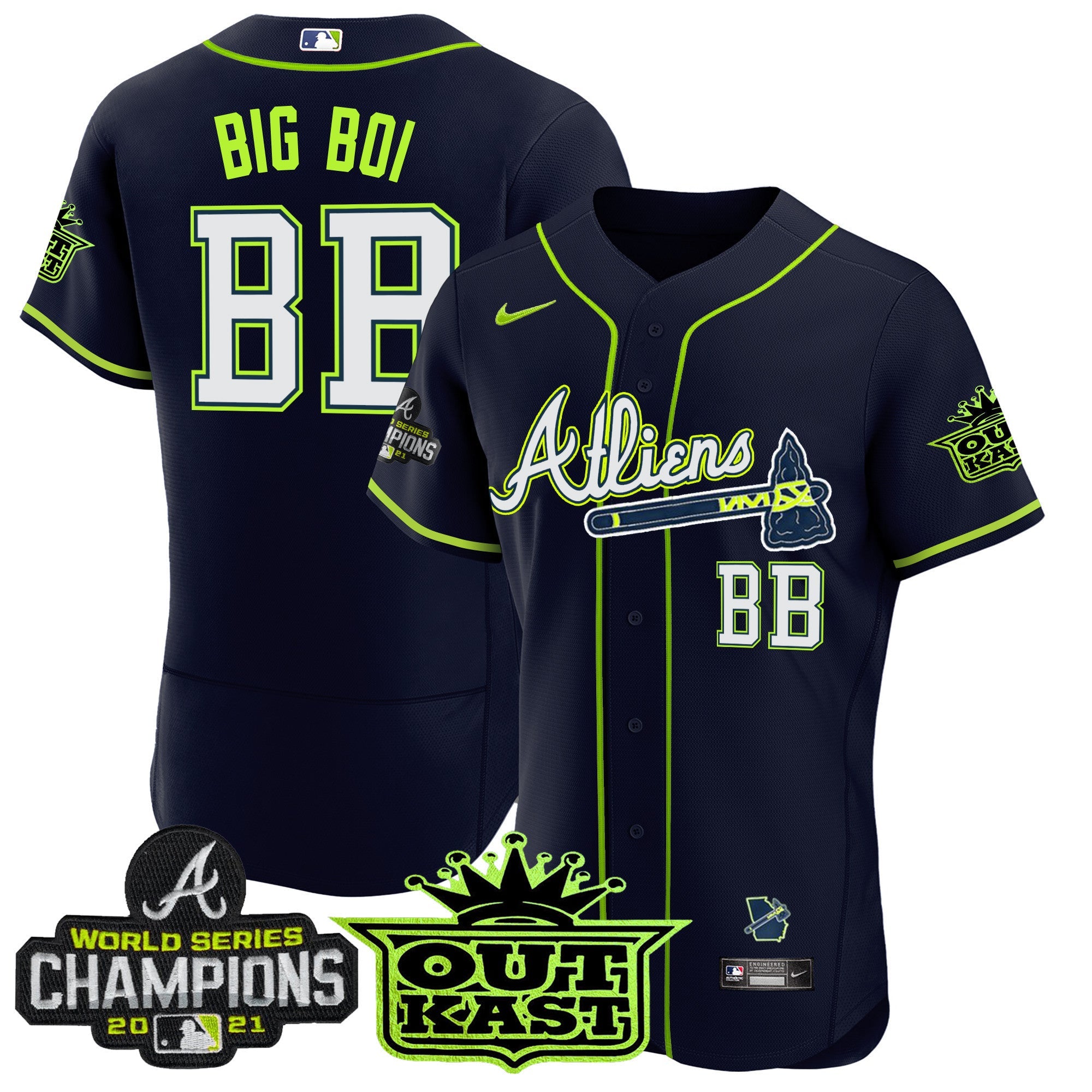 Men’s Atlanta Atliens Champions Flex Base Jersey