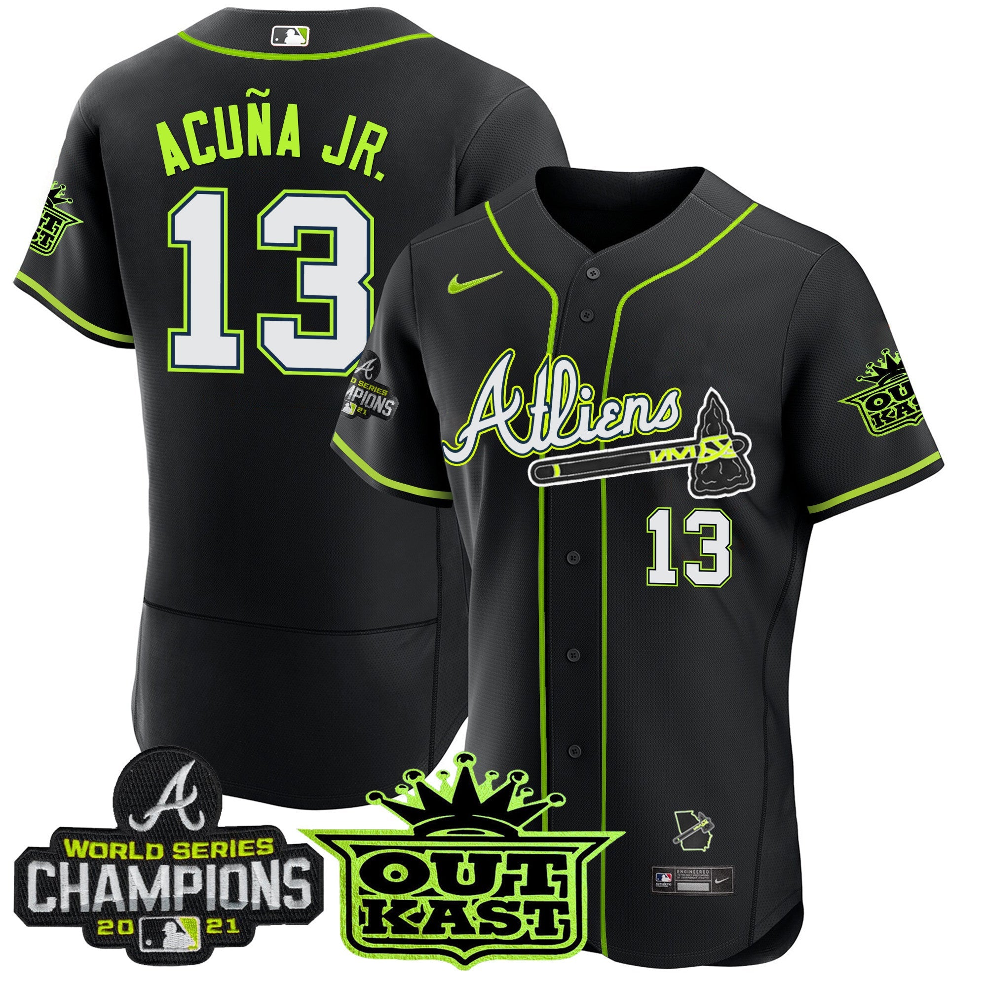 Men’s Atlanta Atliens Champions Flex Base Jersey