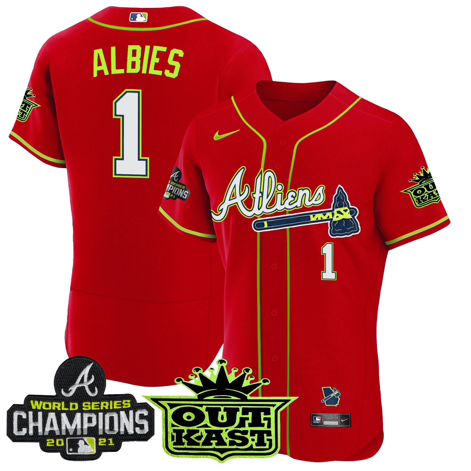 Men’s Atlanta Atliens Champions Flex Base Jersey