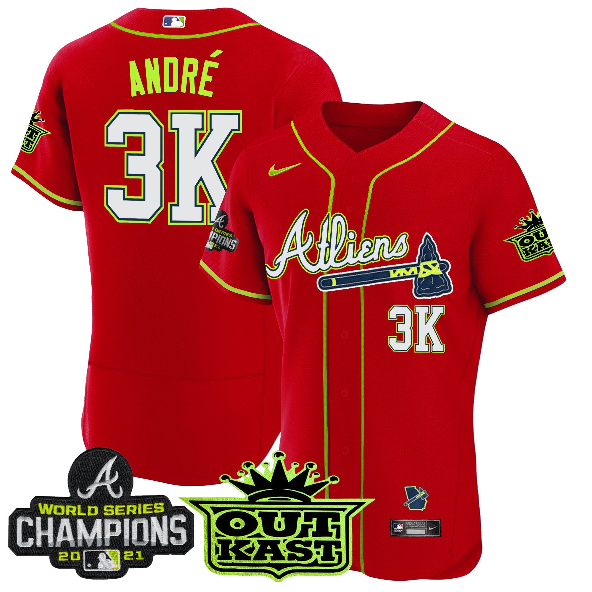 Men’s Atlanta Atliens Champions Flex Base Jersey