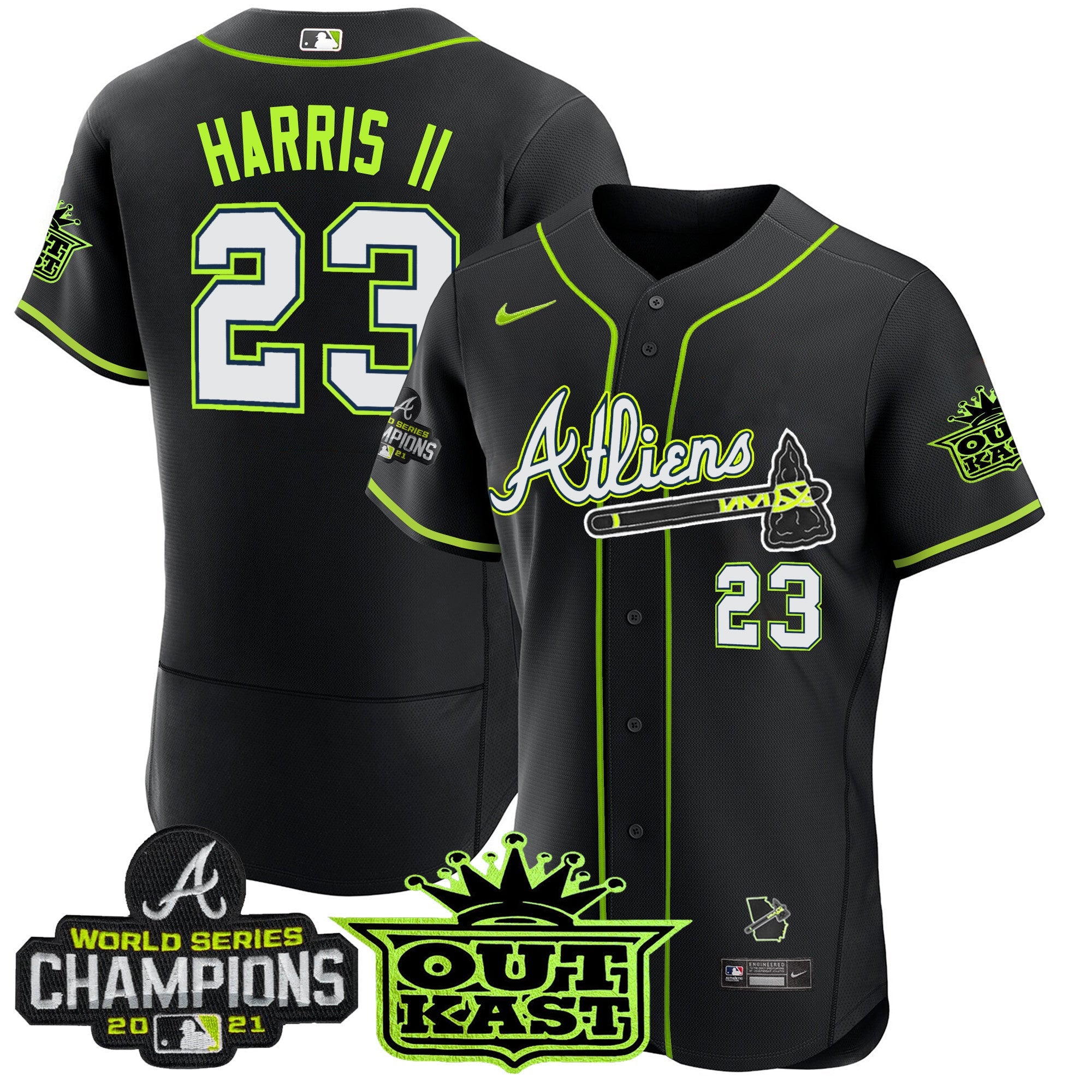 Men’s Atlanta Atliens Champions Flex Base Jersey