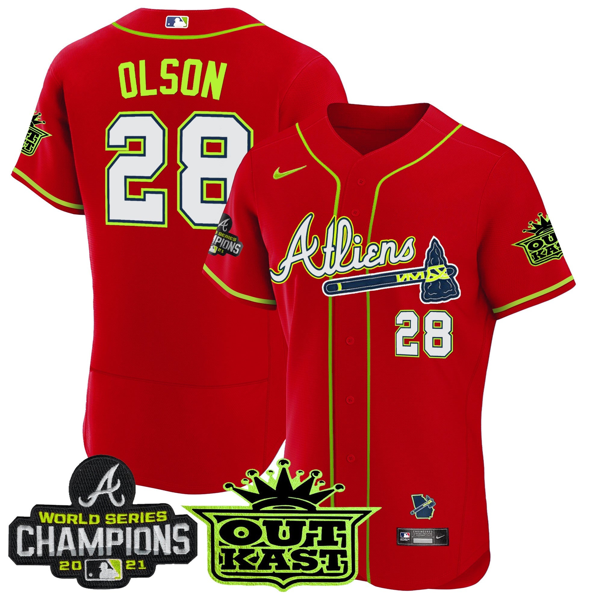 Men’s Atlanta Atliens Champions Flex Base Jersey