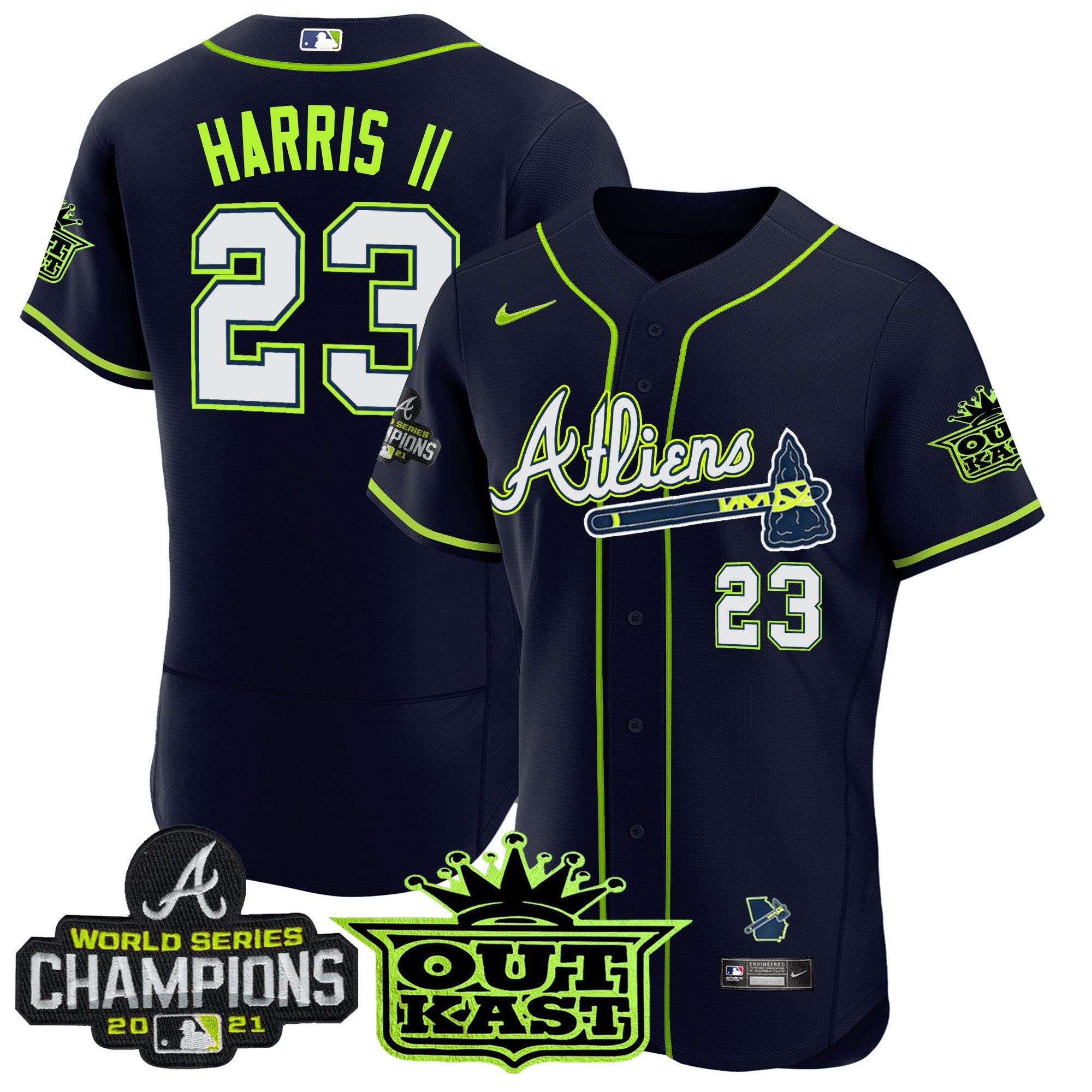 Men’s Atlanta Atliens Champions Flex Base Jersey