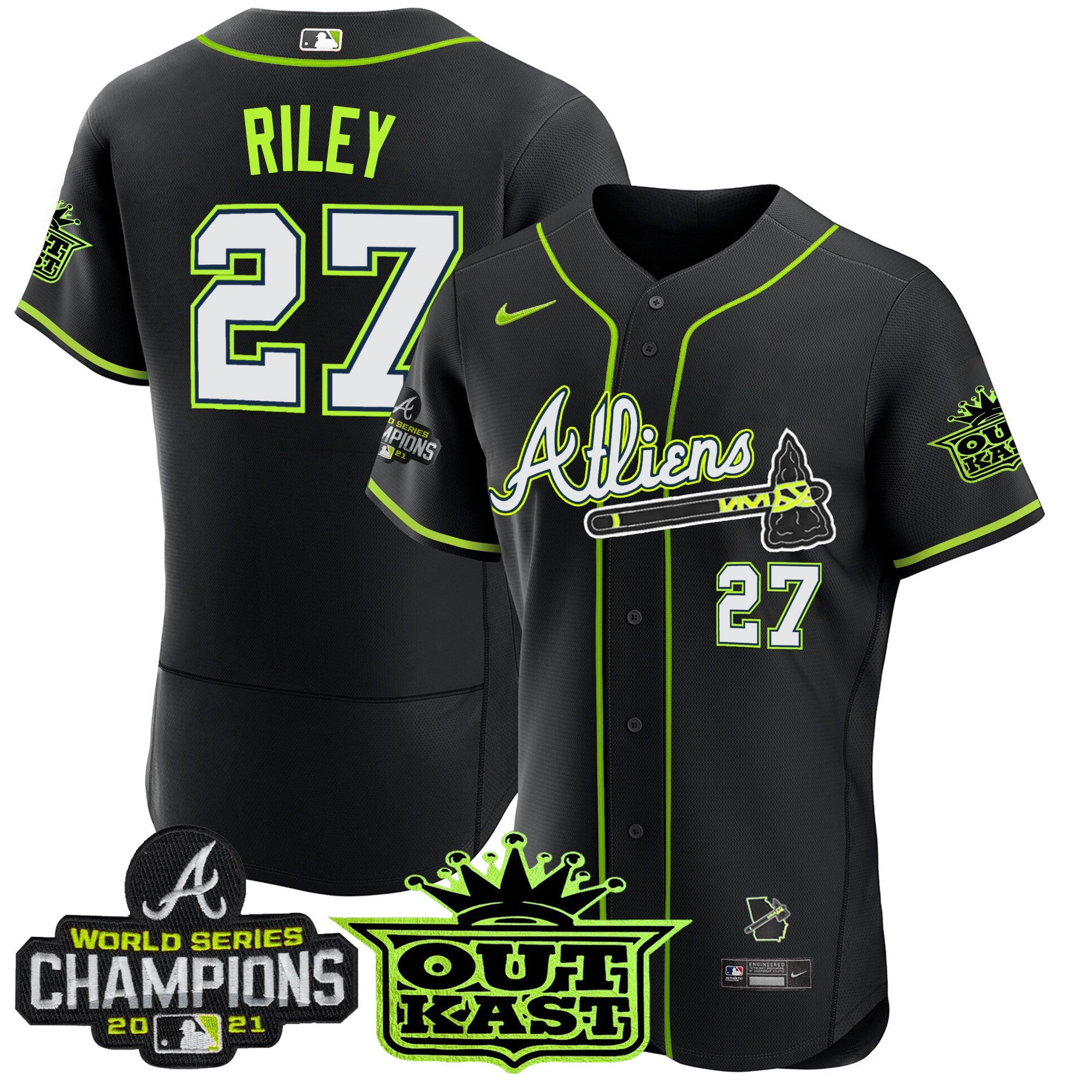 Men’s Atlanta Atliens Champions Flex Base Jersey
