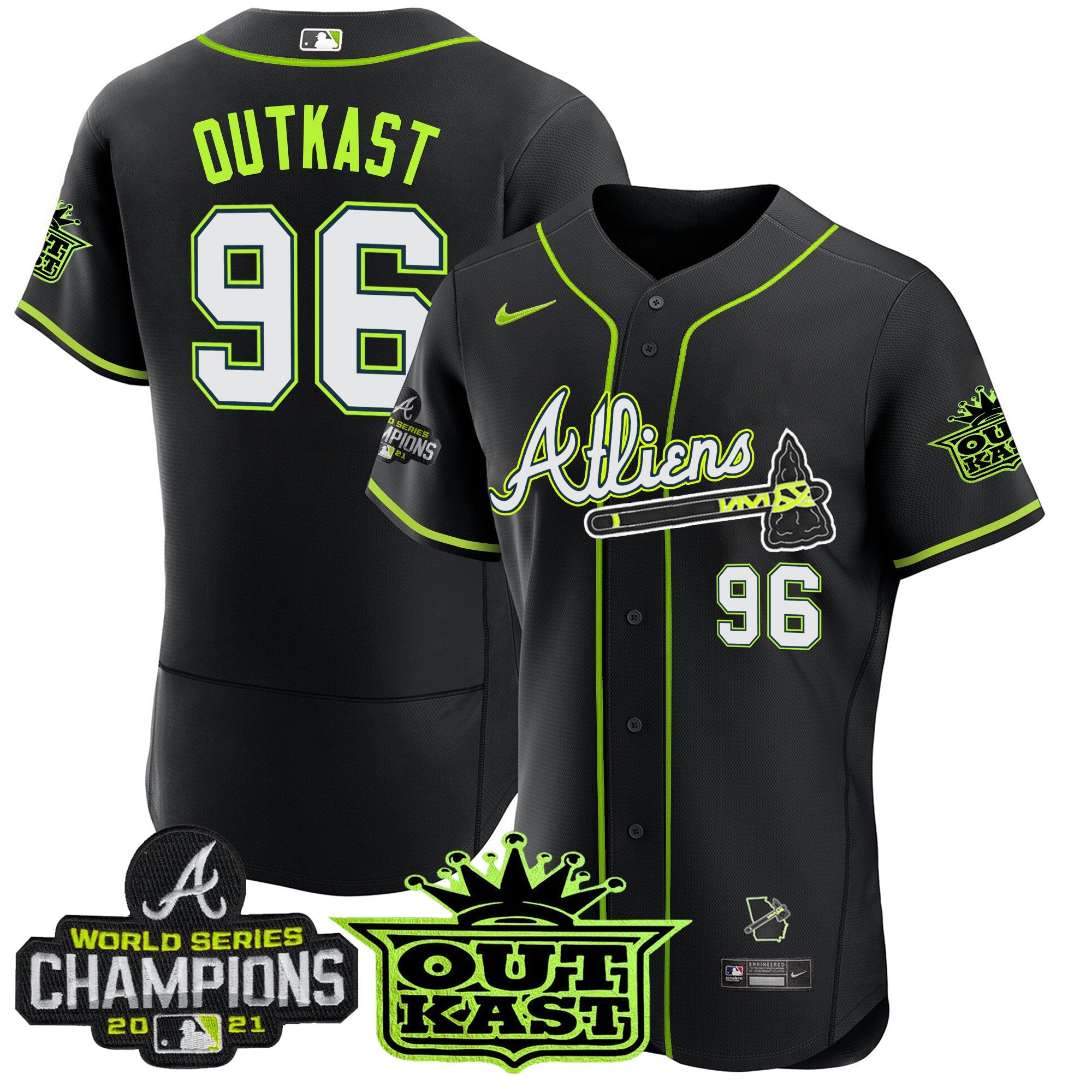 Men’s Atlanta Atliens Champions Flex Base Jersey