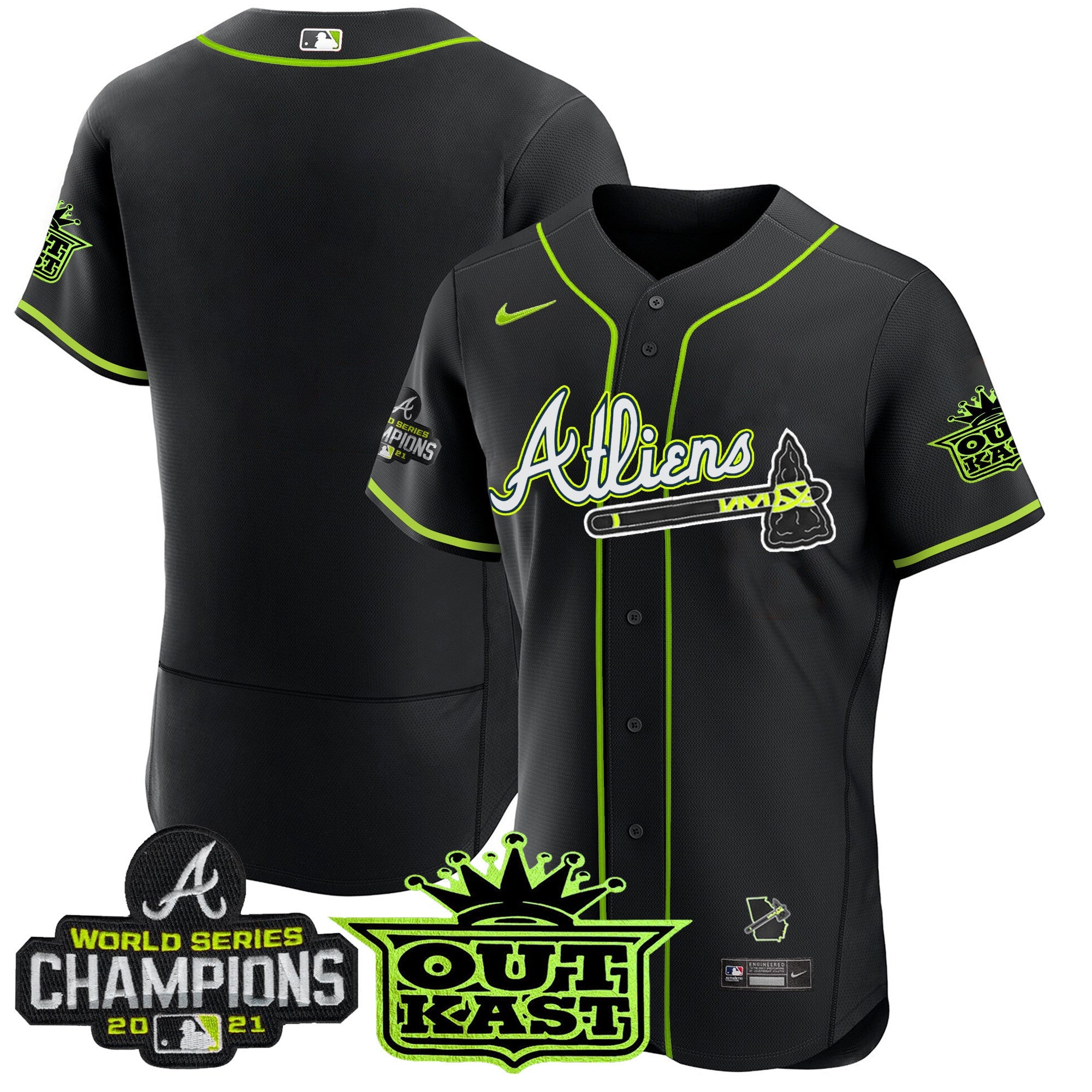 Men’s Atlanta Atliens Champions Flex Base Jersey