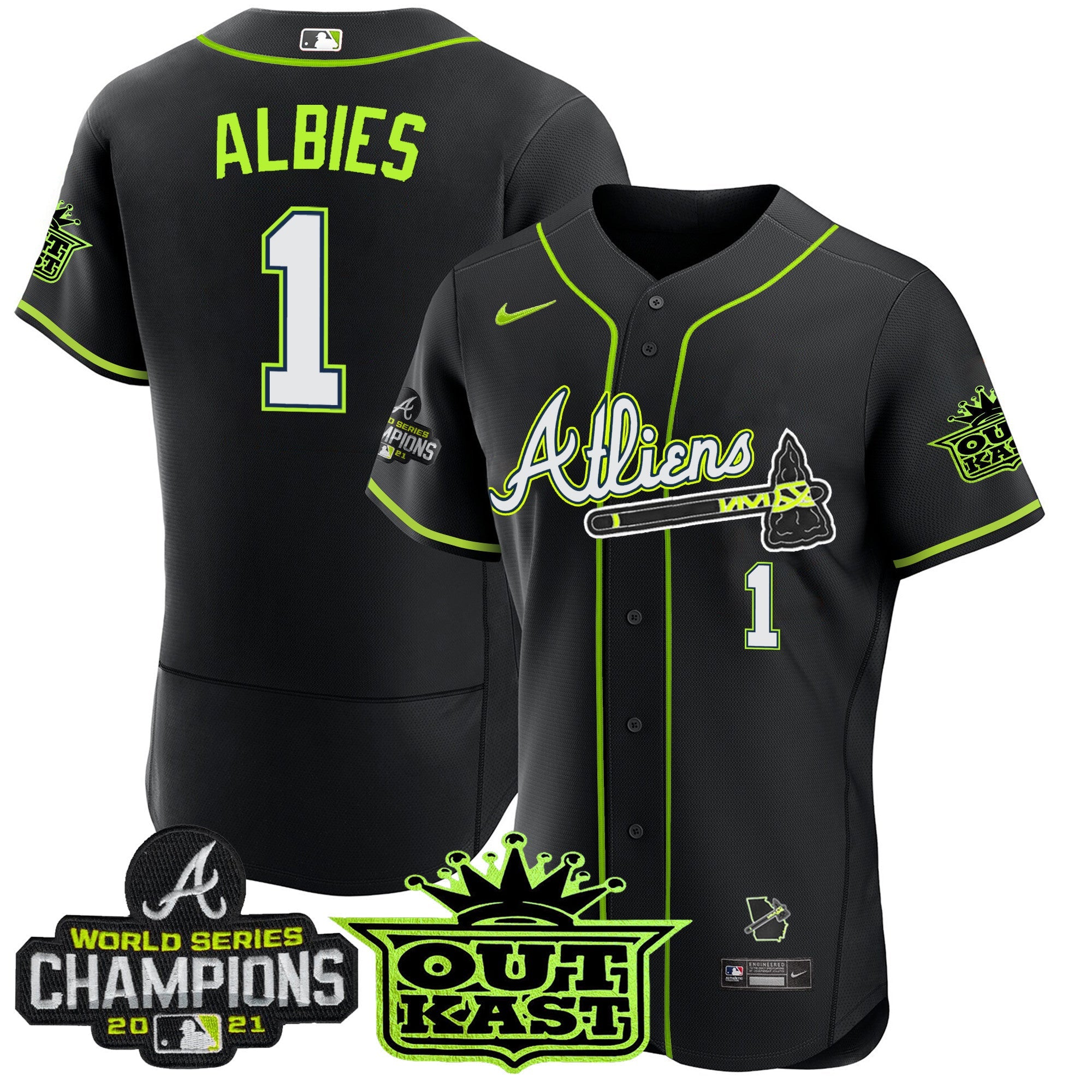 Men’s Atlanta Atliens Champions Flex Base Jersey