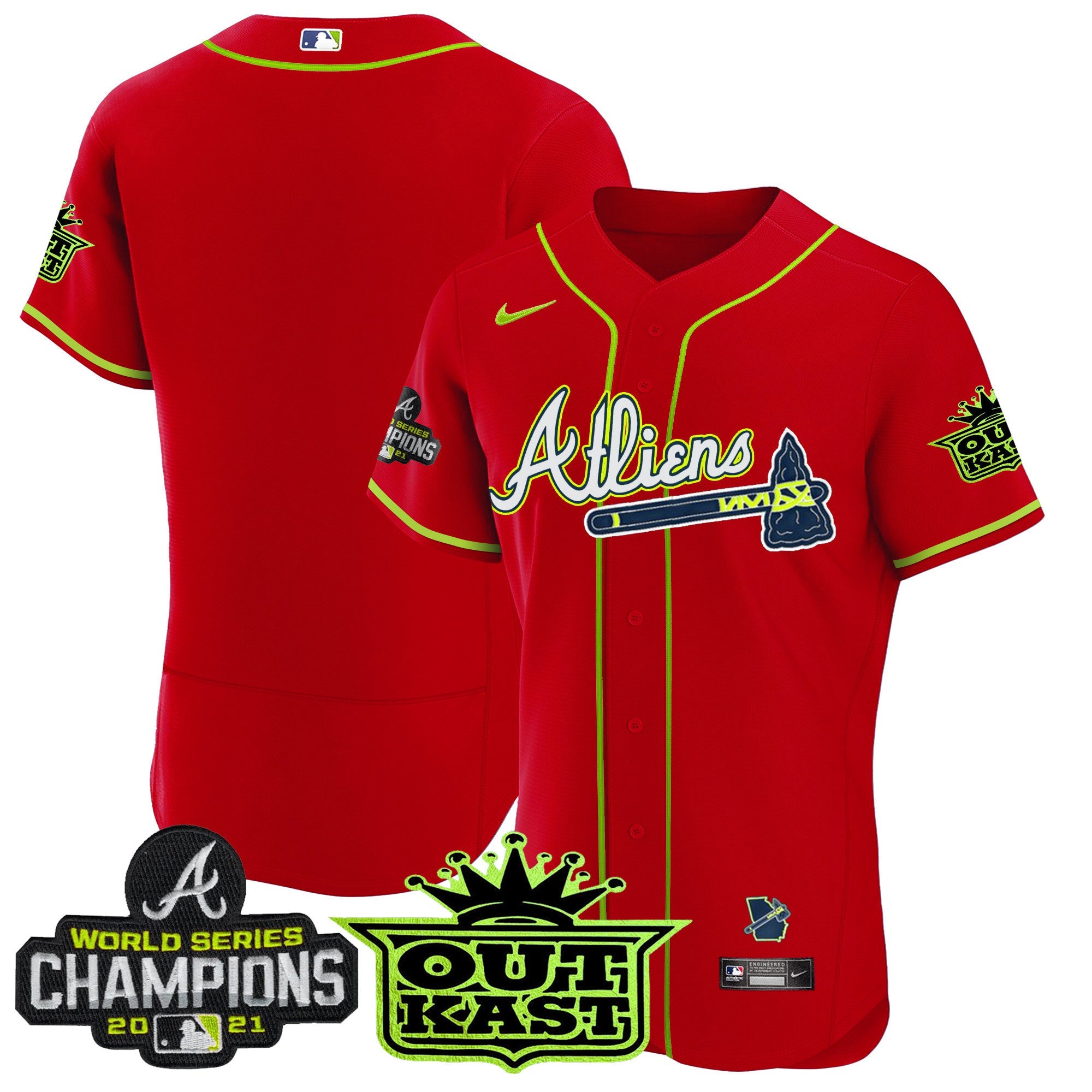 Men’s Atlanta Atliens Champions Flex Base Jersey