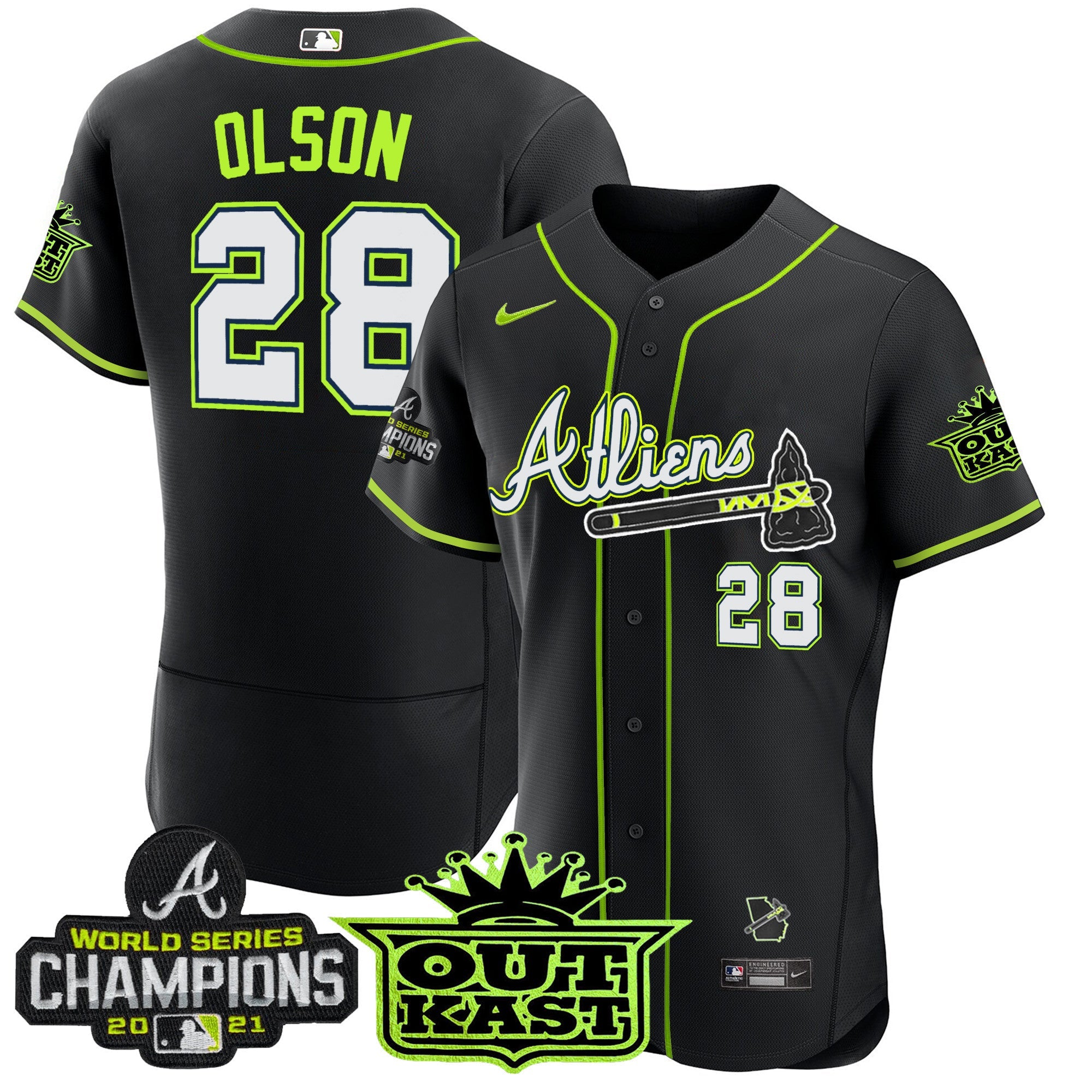 Men’s Atlanta Atliens Champions Flex Base Jersey