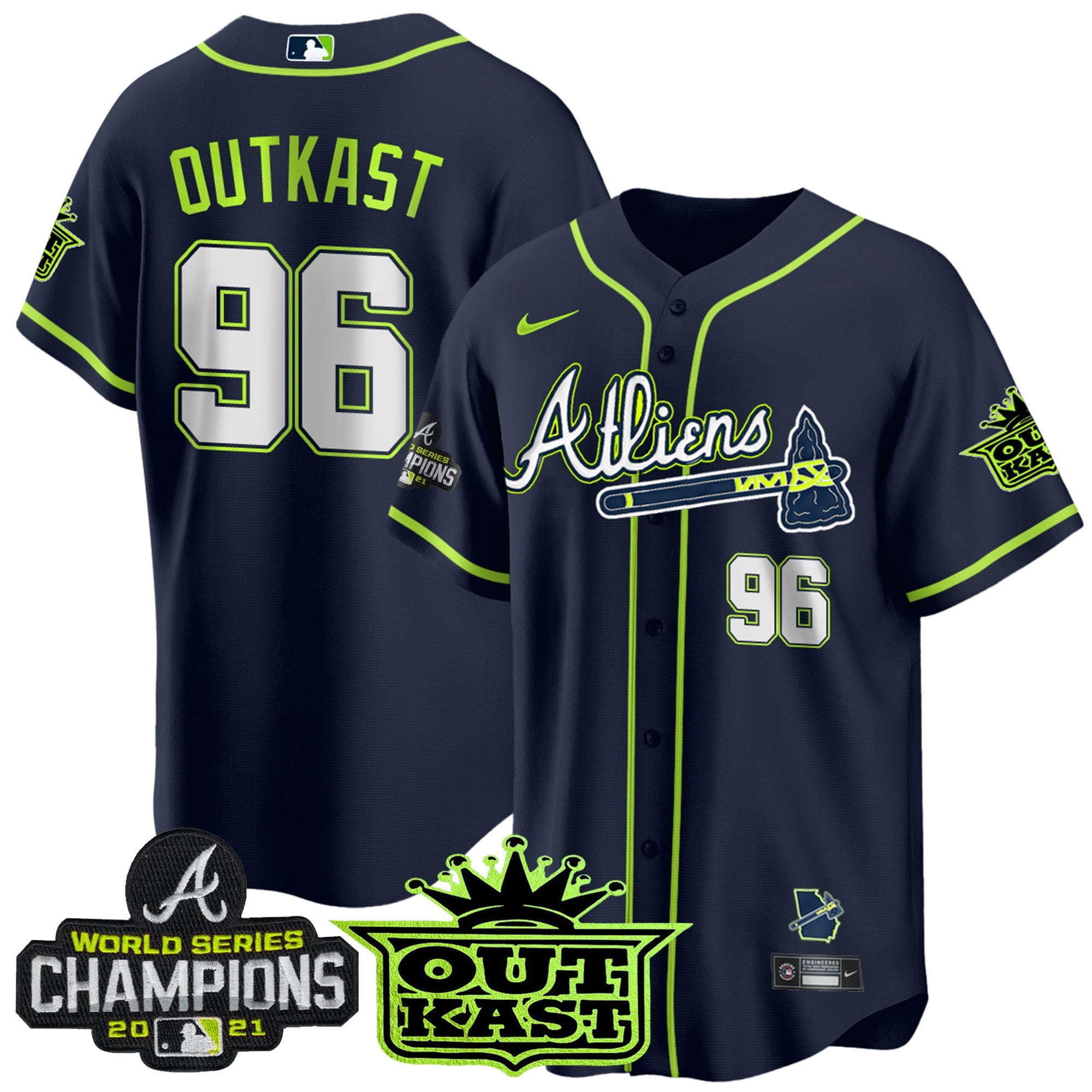 Men’s Atlanta Atliens Champions Cool Base Jersey