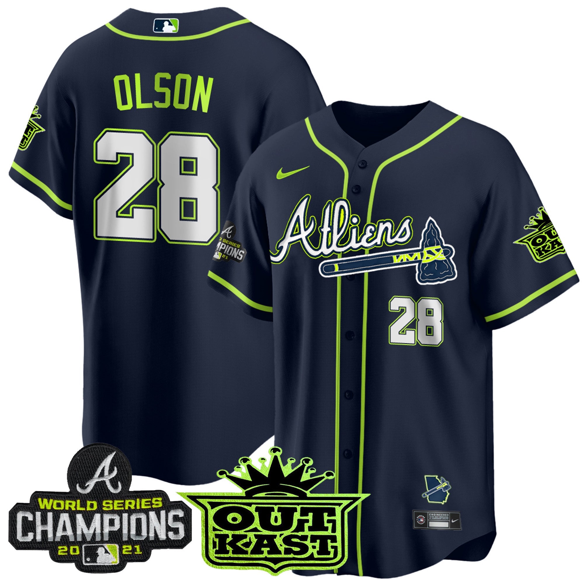 Men’s Atlanta Atliens Champions Cool Base Jersey