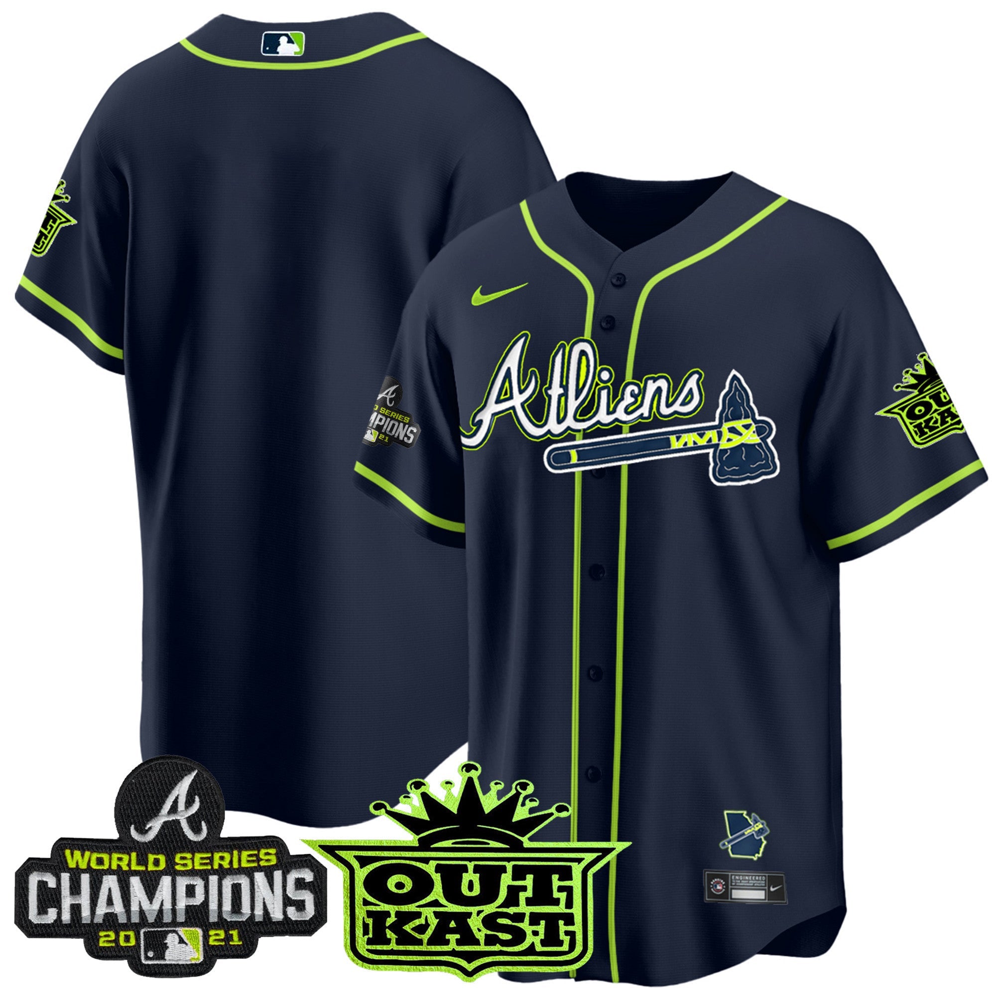 Men’s Atlanta Atliens Champions Cool Base Jersey