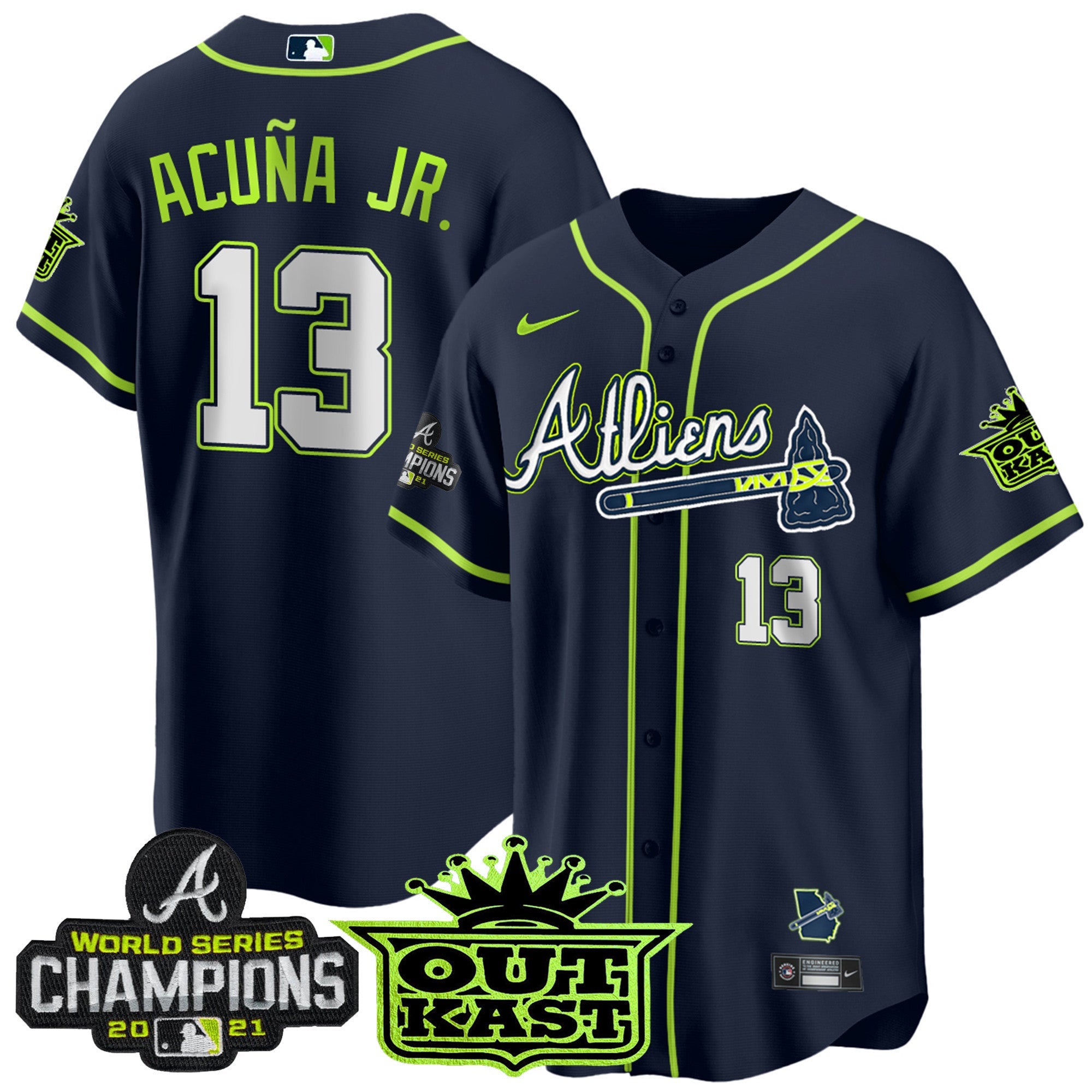 Men’s Atlanta Atliens Champions Cool Base Jersey