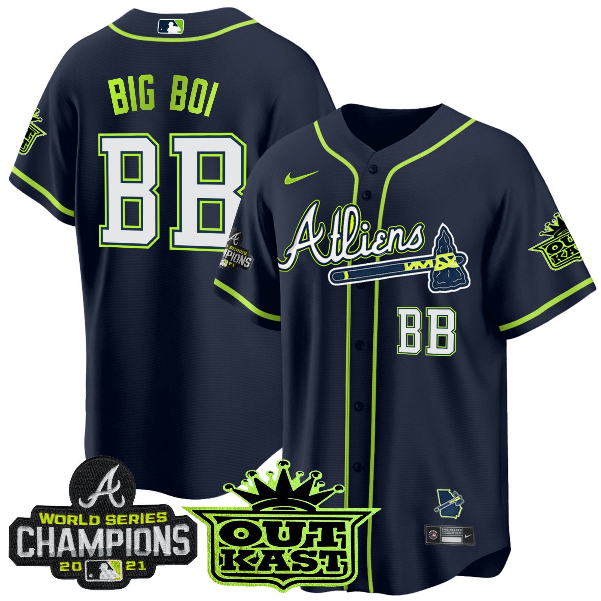 Men’s Atlanta Atliens Champions Cool Base Jersey